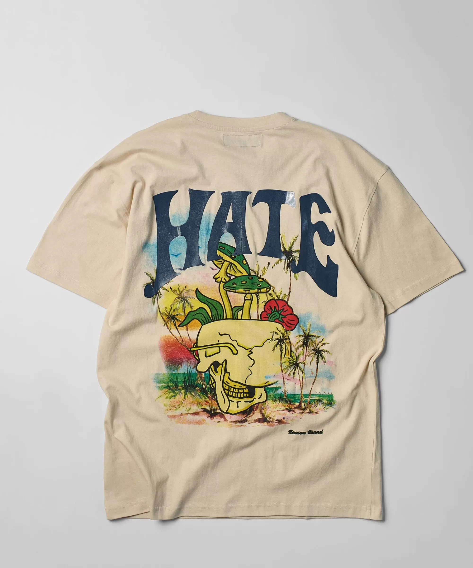 Store Love Hate Short Sleeve Tee - Sand Graphic Tees