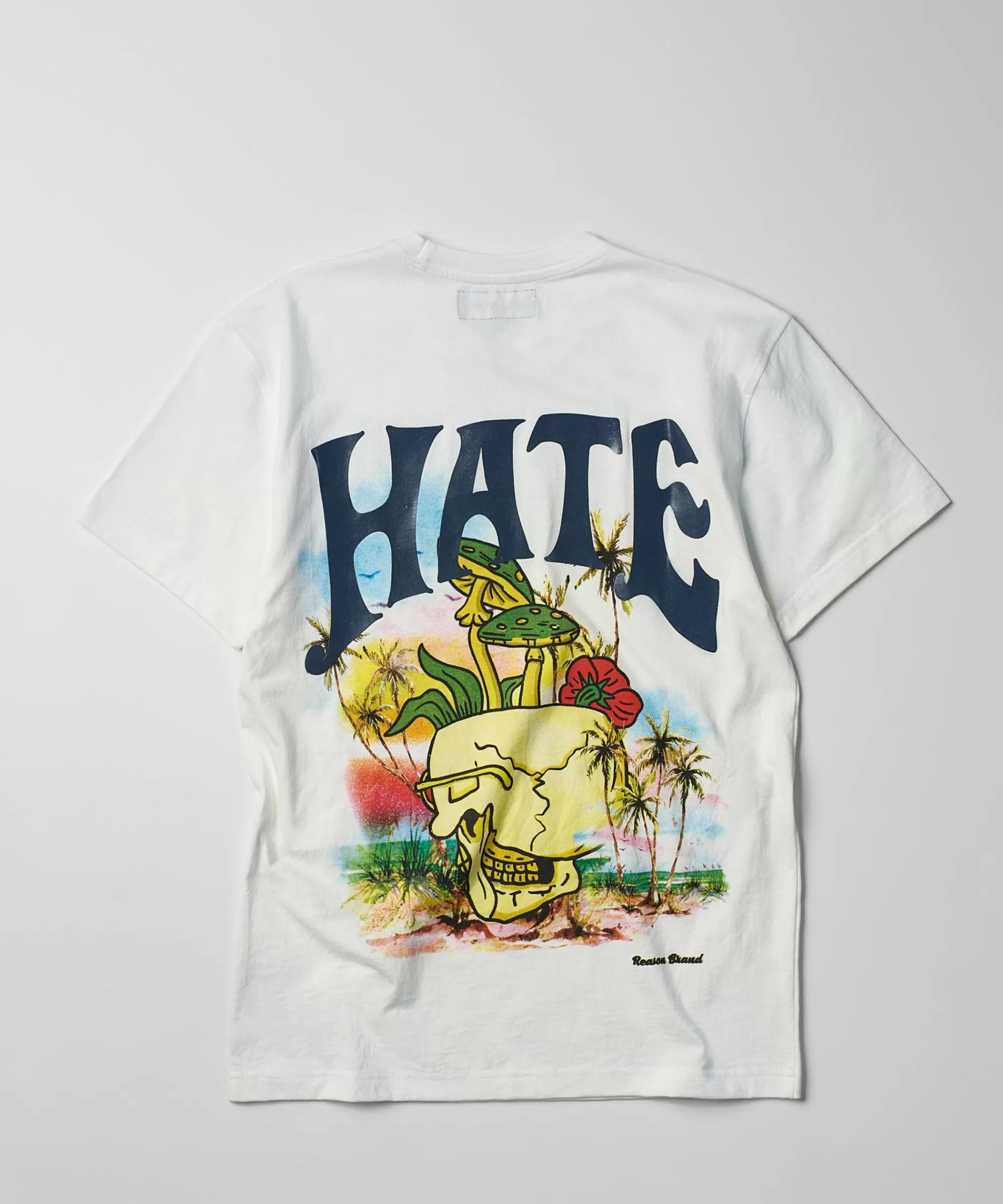 Store Love Hate Short Sleeve Tee - White Graphic Tees