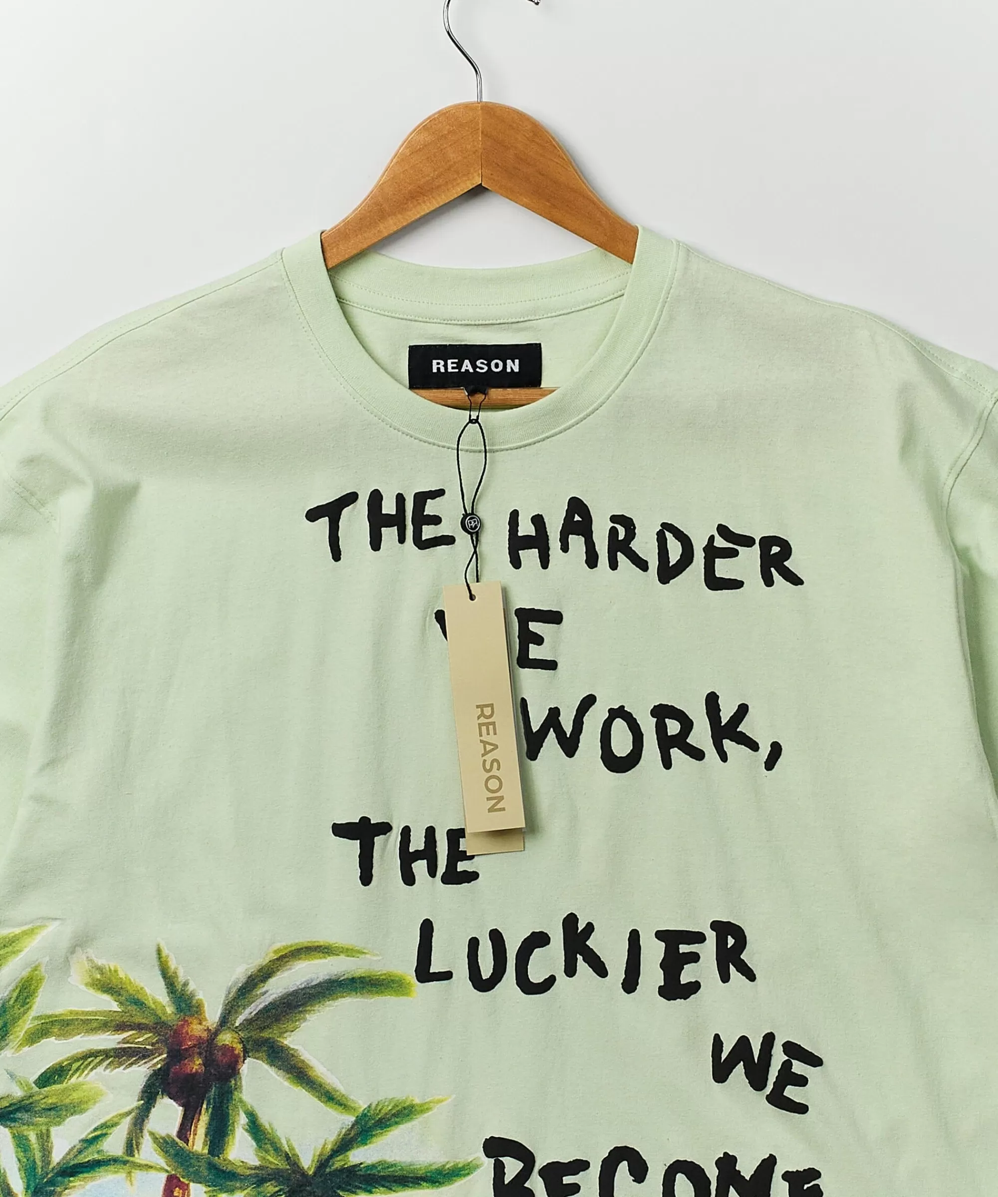 Outlet Luckier We Become Oversized Graphic Tee - Olive Green Graphic Tees | Oversized Tees