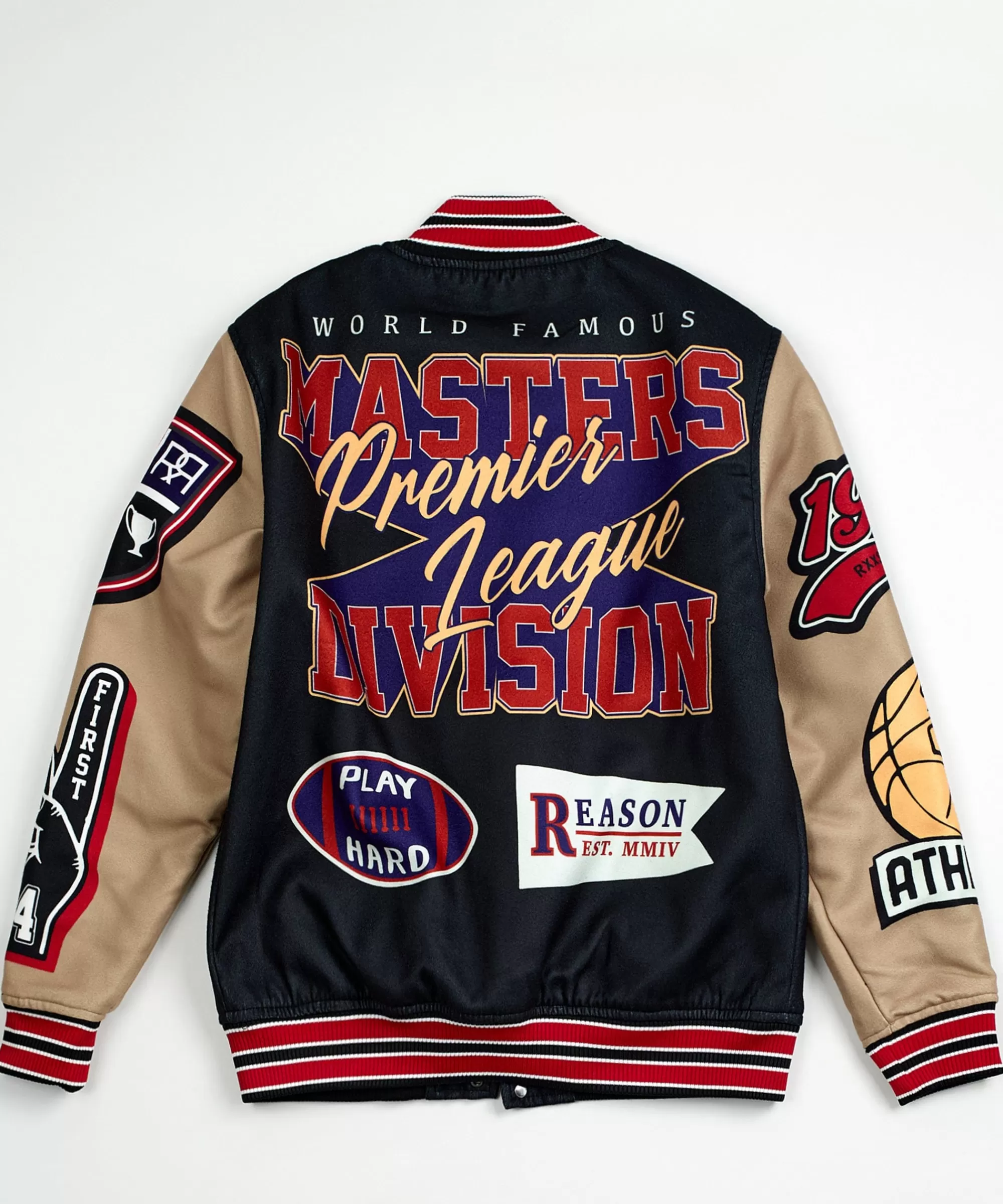 Fashion Master Division Varsity Jacket - Black Varsity Jackets