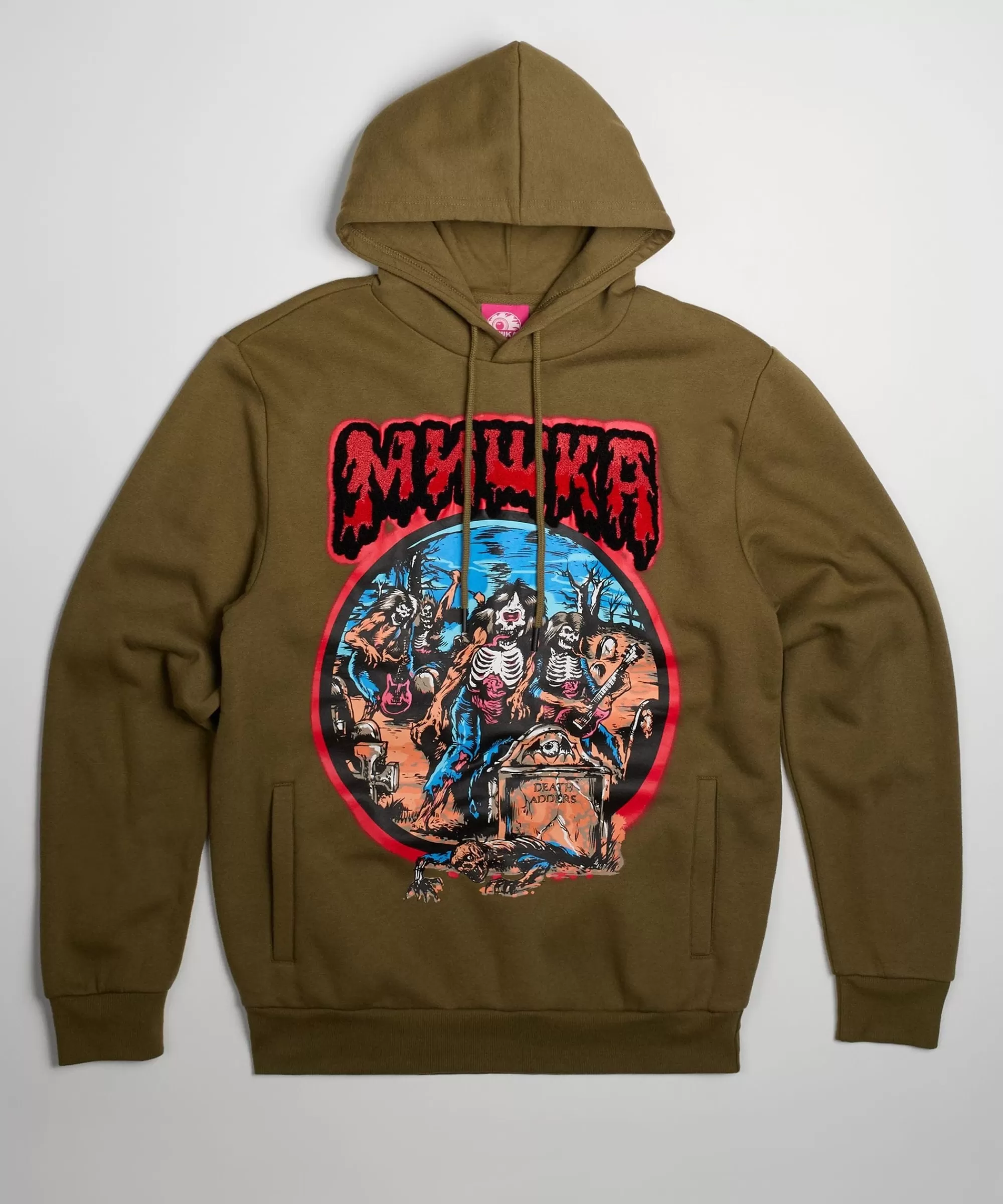 Online Mishka Band Hoodie - Olive Green Hoodies | Hoodies