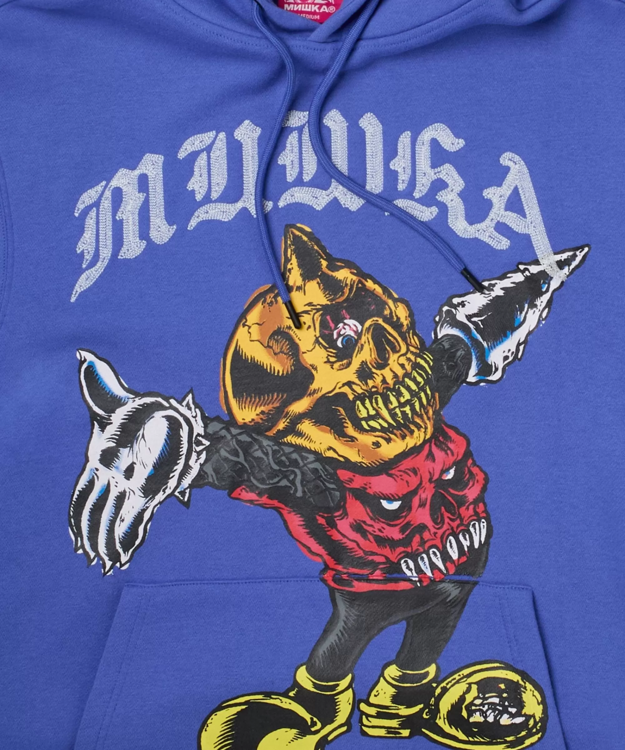 Discount Mishka Cyco Bootleg Hoodie - Blue Hoodies | Hoodies