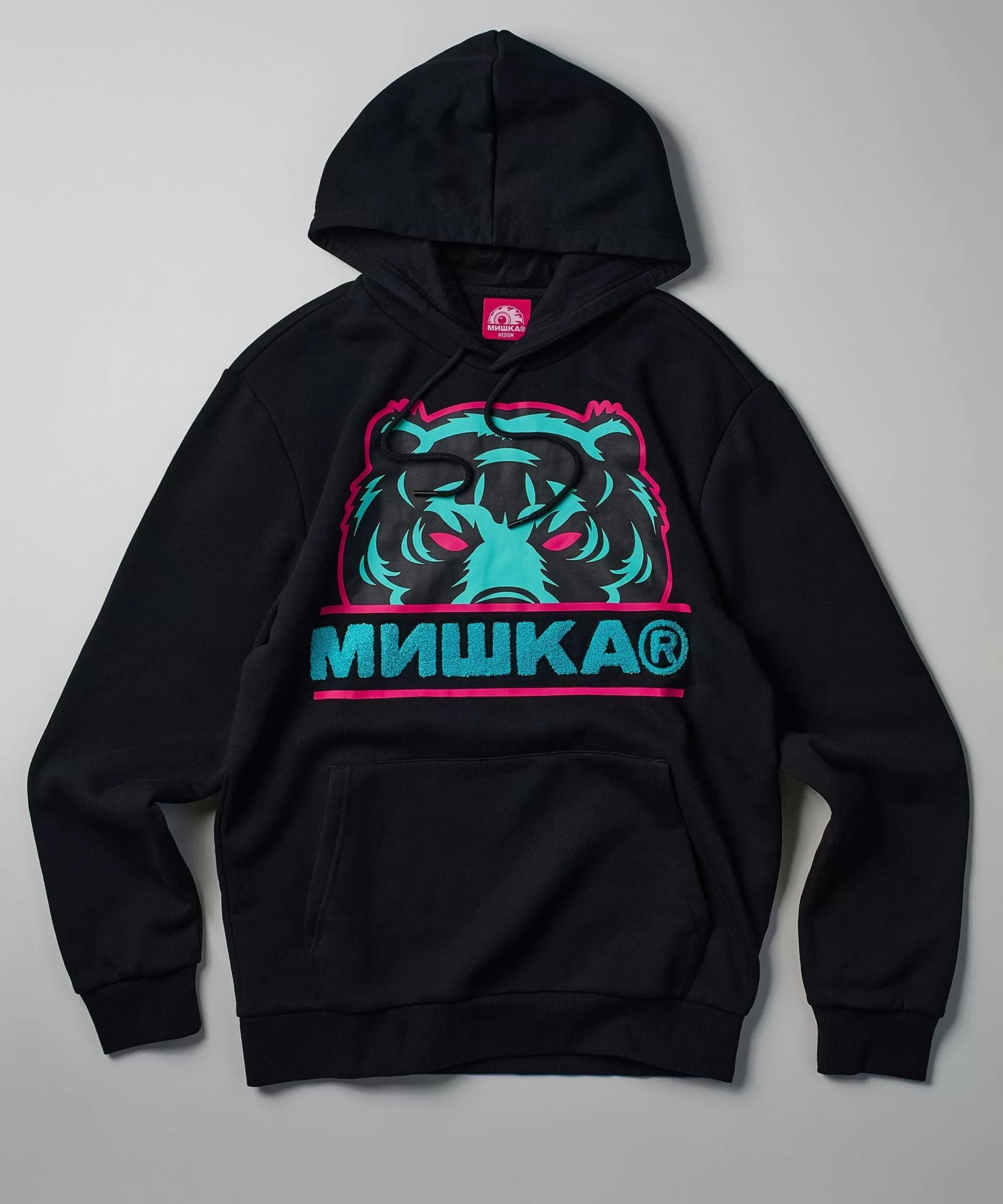 Best Mishka Death Adders Graphic Print Embroidered Hoodie - Black Hoodies | Hoodies