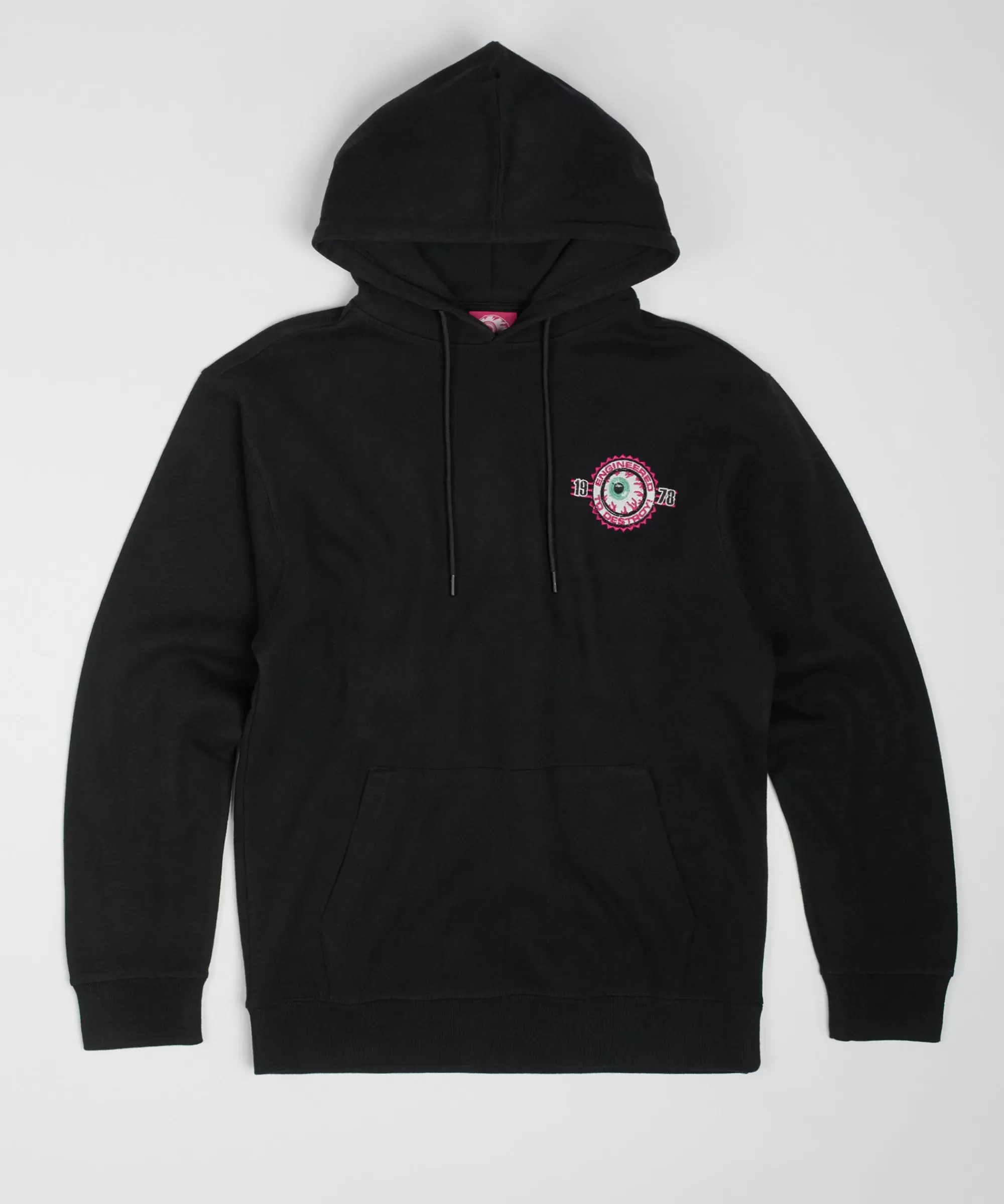 Clearance Mishka Engineered To Destroy Back Print Hoodie - Black Hoodies | Hoodies