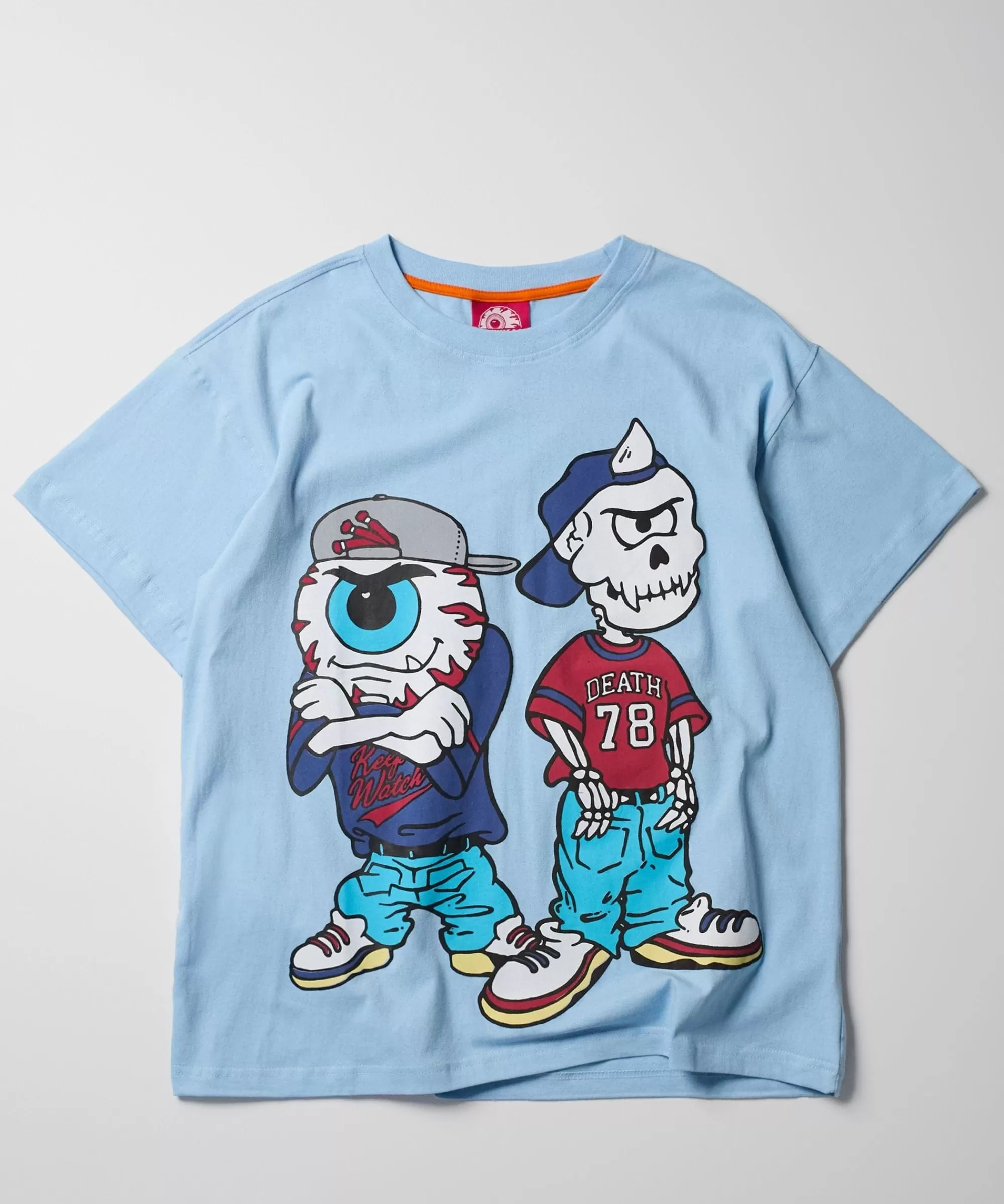 Online Mishka Nineties Short Sleeve Tee - Light Blue Graphic Tees