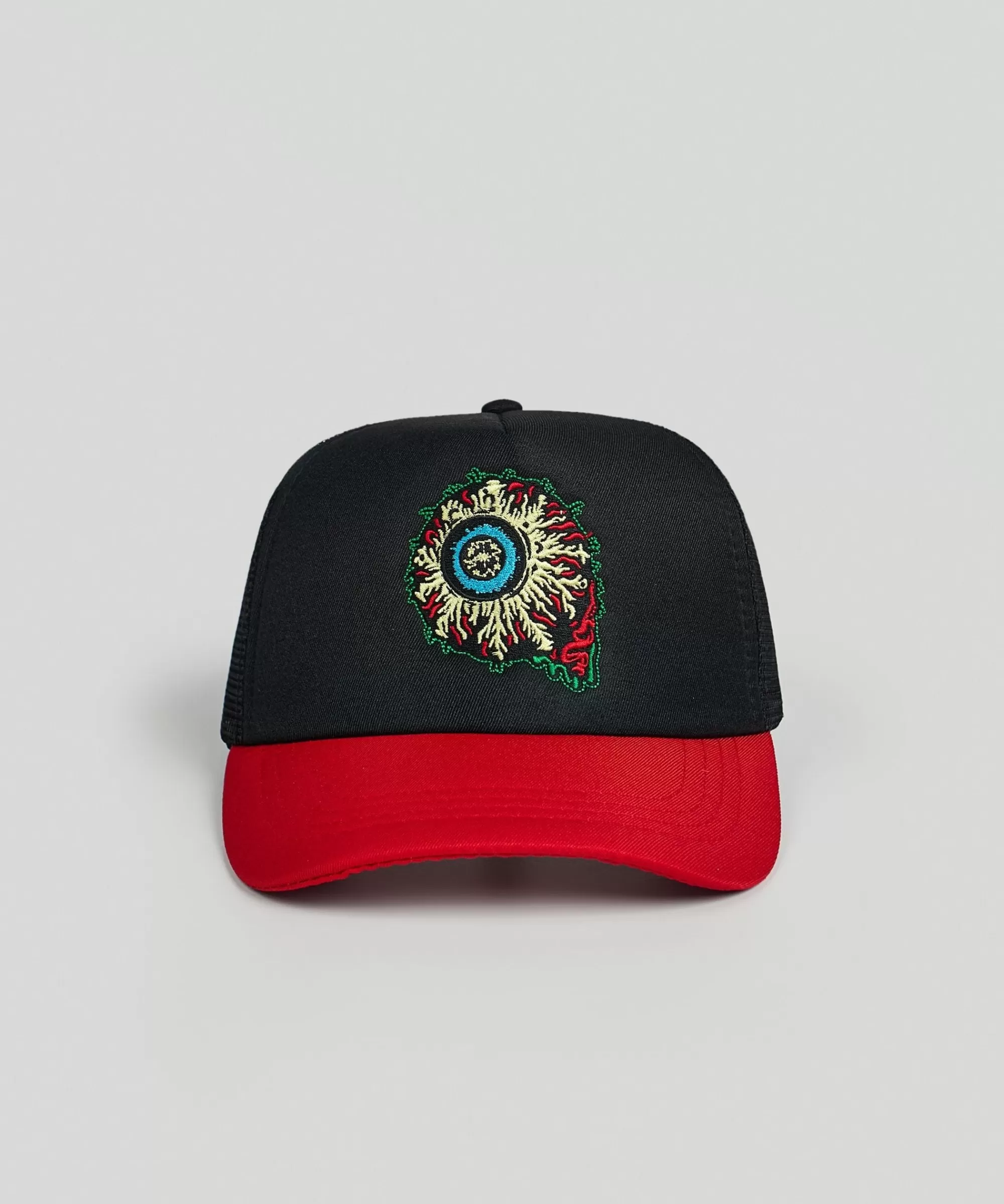 Cheap Mishka Rock Eyeball Embroidered Trucker Hat Hats