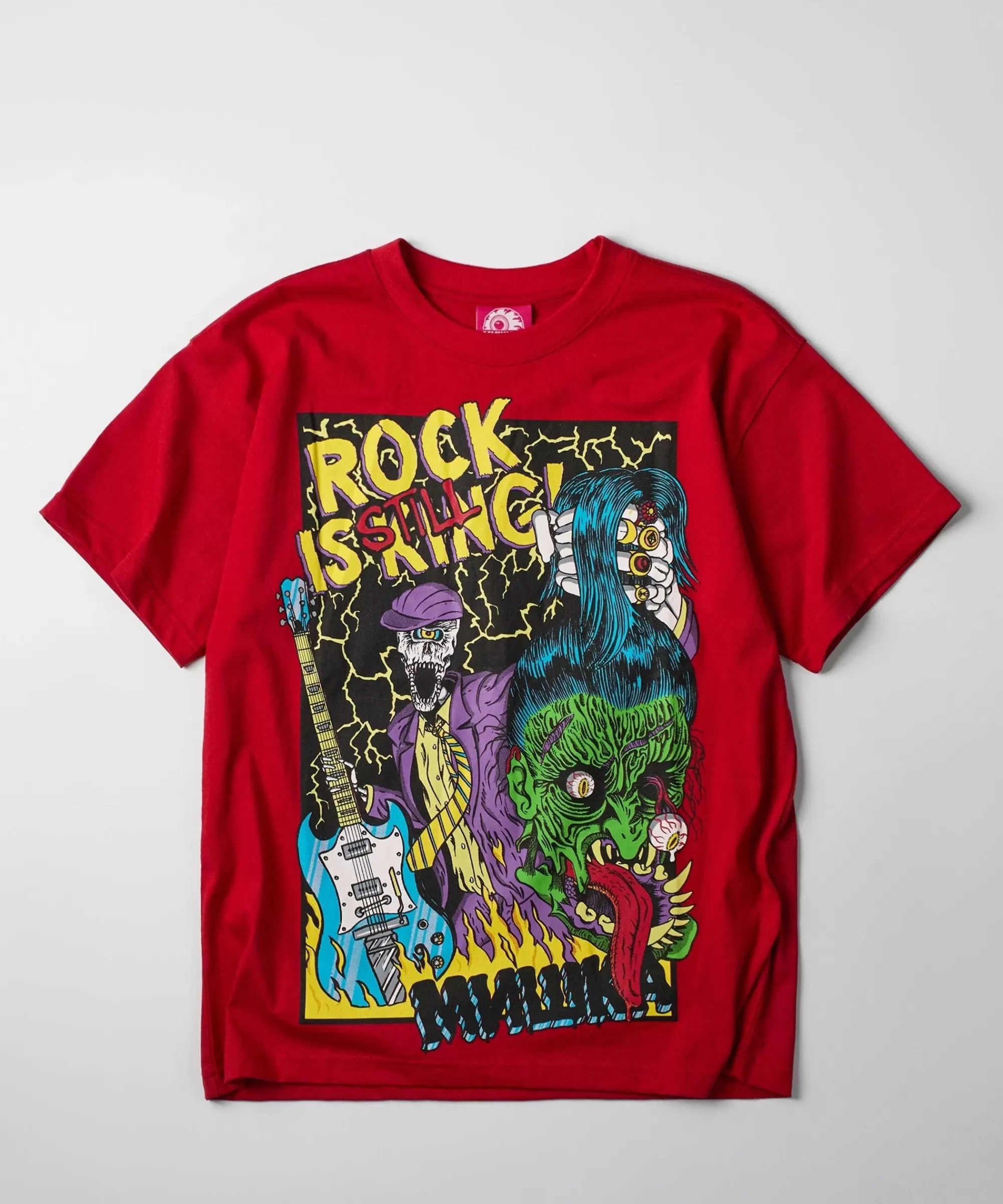 Flash Sale Mishka Still King Short Sleeve Tee - Red Graphic Tees