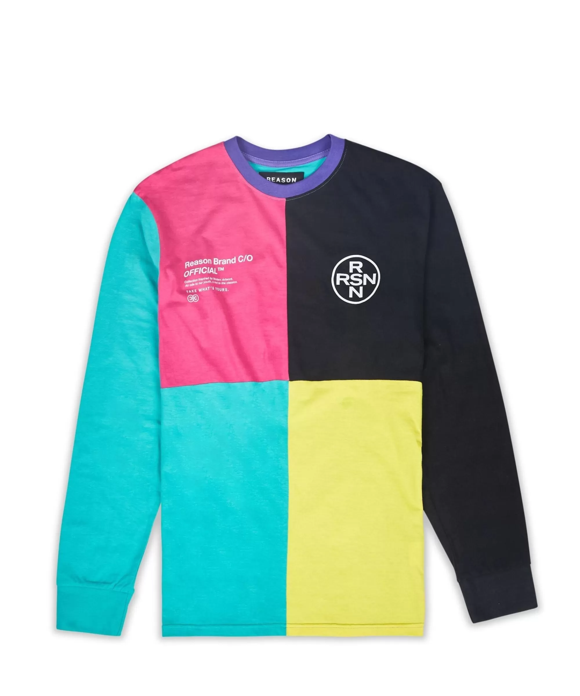 Clearance Nolan Color Block Long Sleeve Tee Long Sleeve Tees | Graphic Tees