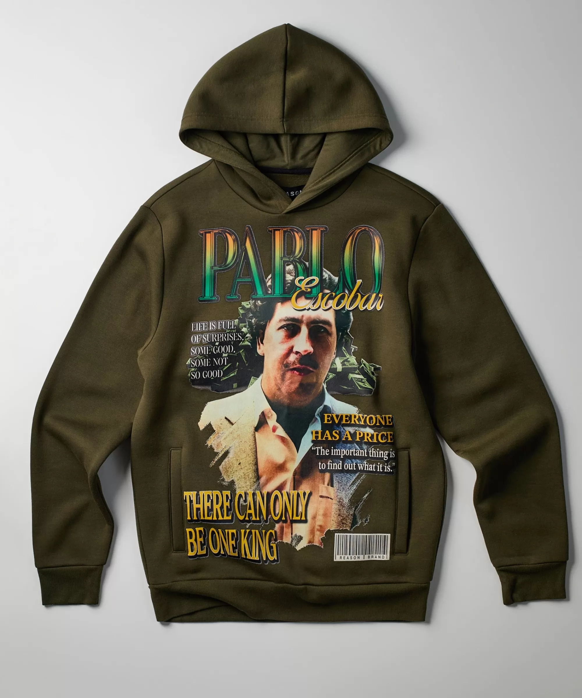 Cheap Pablo Cover Hoodie - Olive Green Hoodies | Hoodies