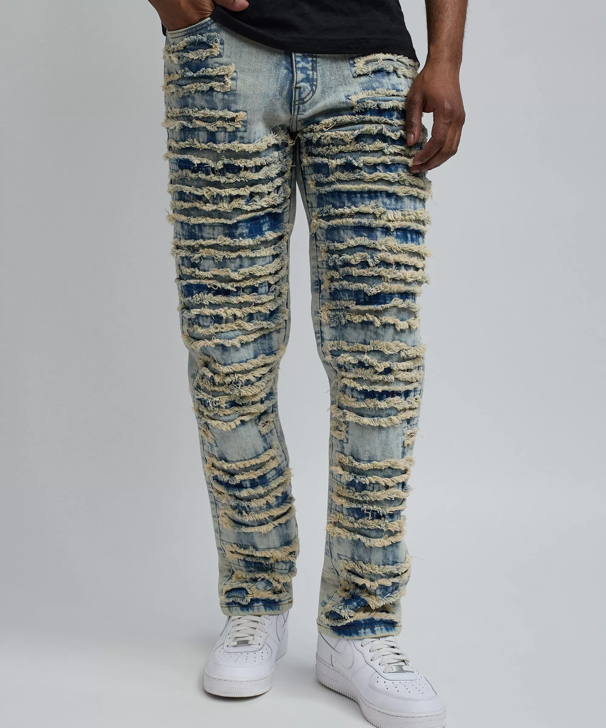 Store Peachtree Denim Jeans - Cream Denim Jeans | Shop All Bottoms