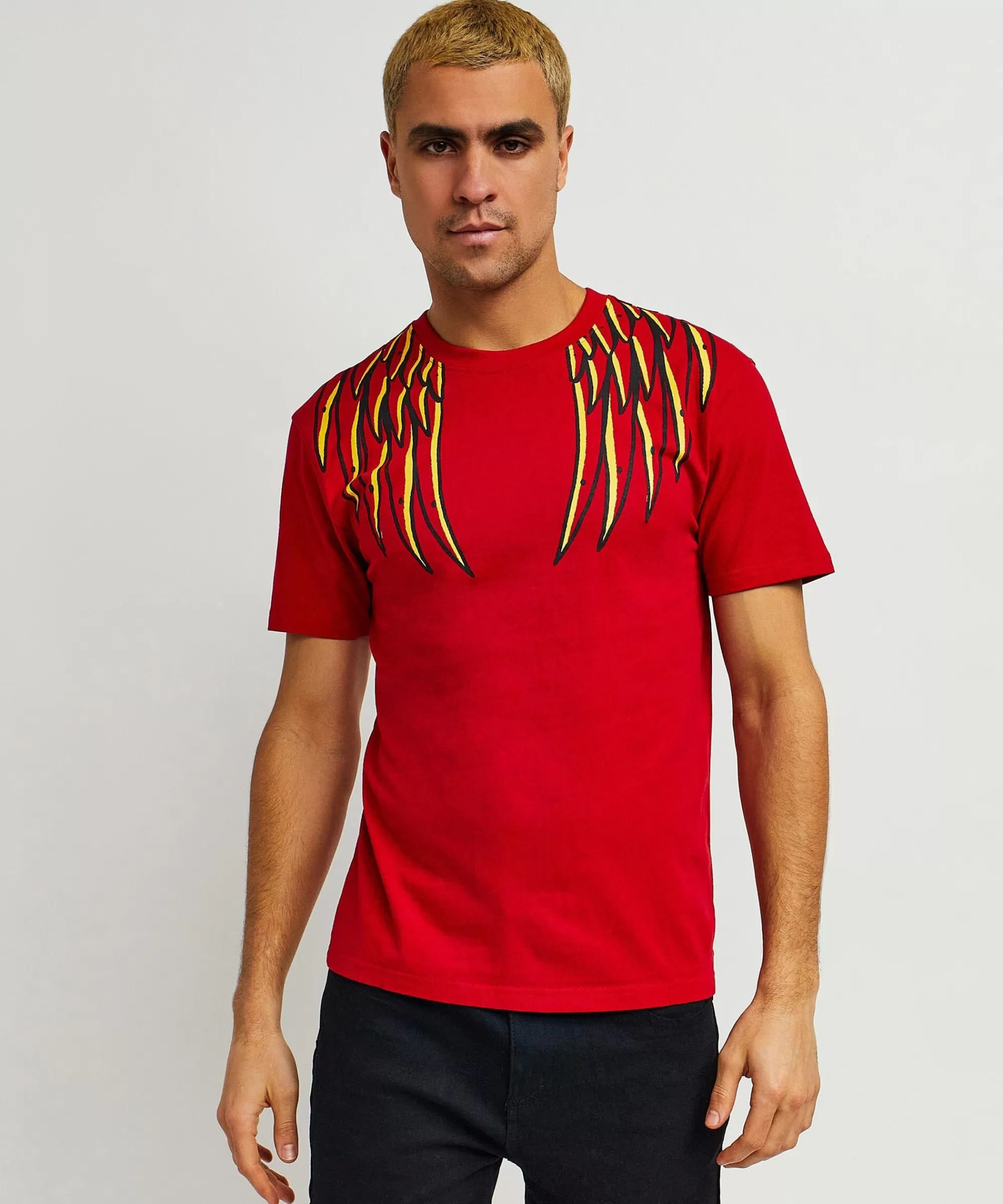 Store Phoenix Short Sleeve Graphic Print Tee - Red Graphic Tees