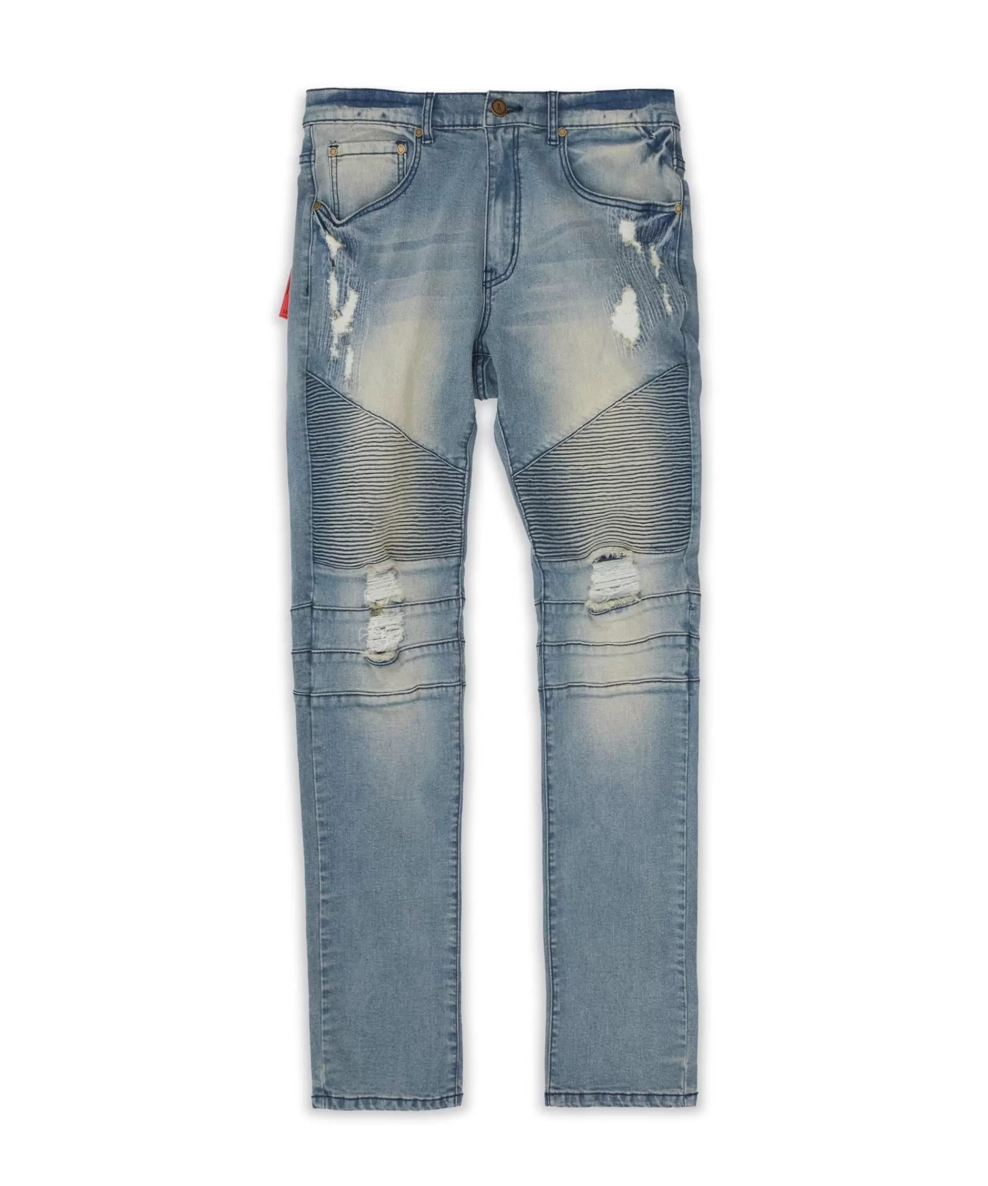 Flash Sale Plus Size Alto Distressed Moto Jeans Denim Jeans | Denim