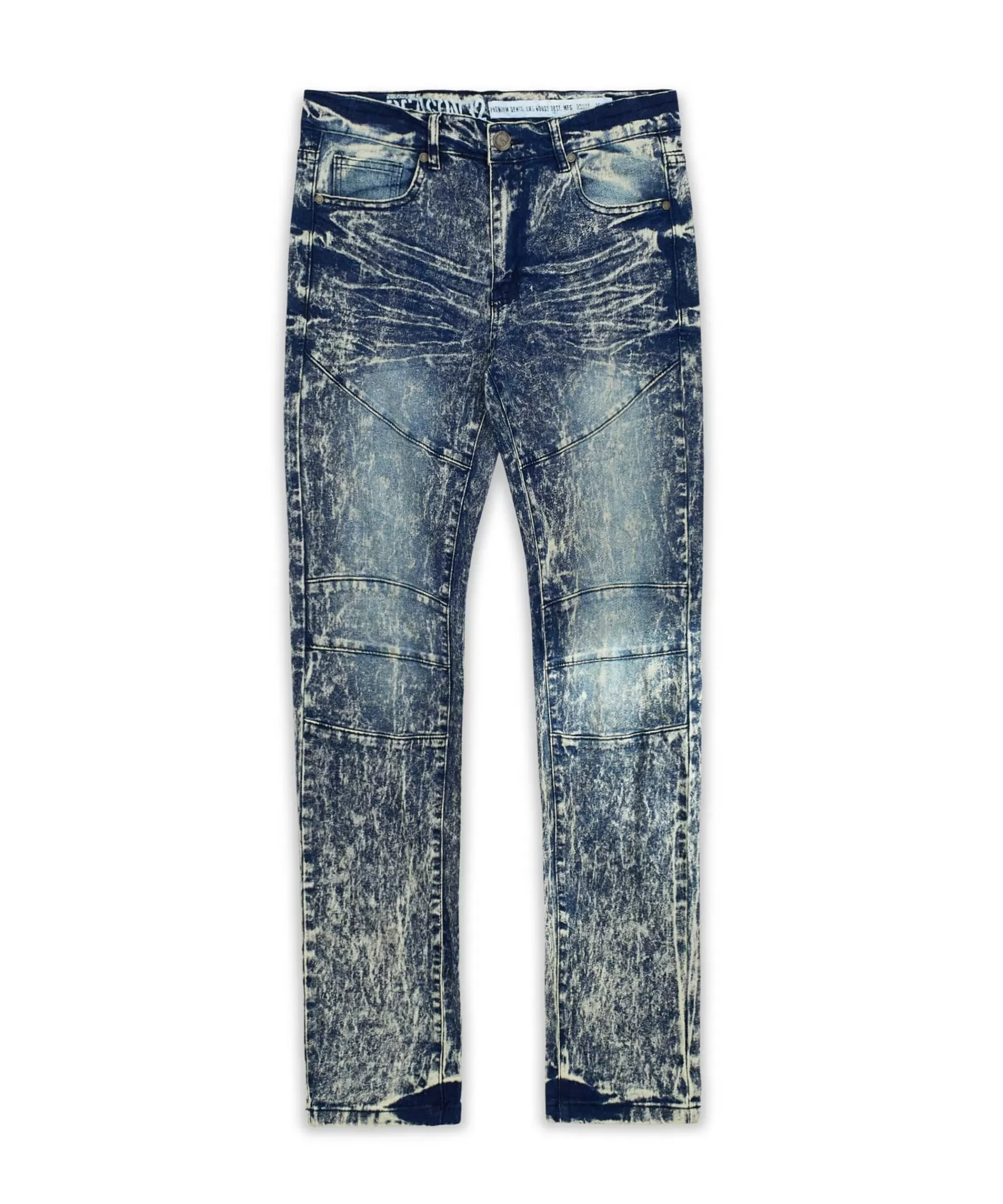 Flash Sale Plus Size Haze Acid-Wash Moto Jeans Denim Jeans | Denim