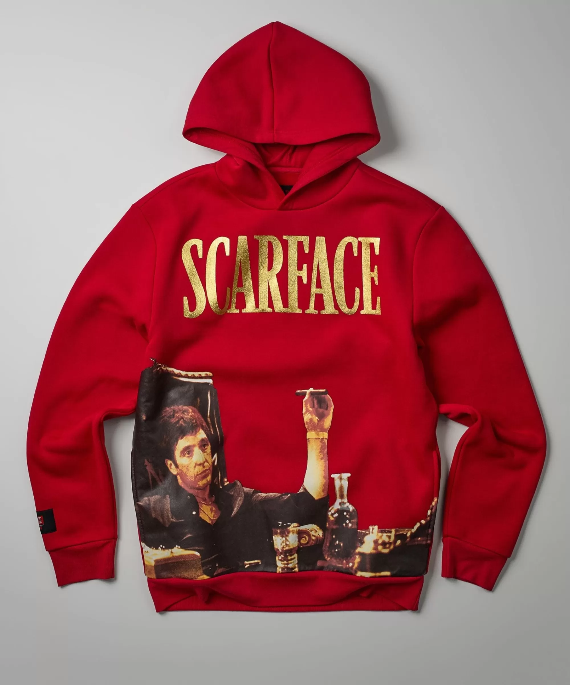 New Plus Size Scarface Photo Print Hoodie - Red Hoodies | Hoodies