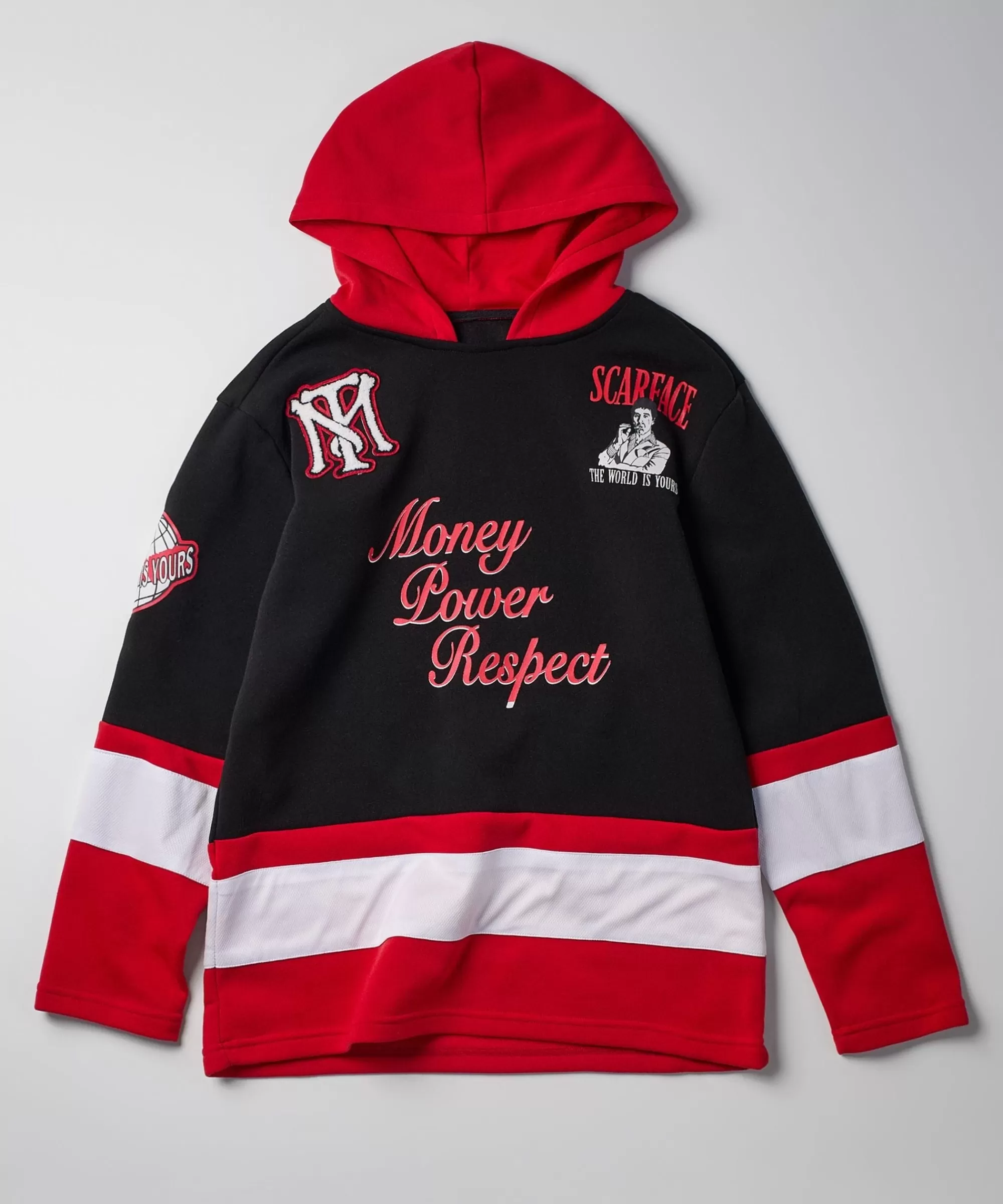 Outlet Plus Size Scarface Respect Hockey Fleece Hoodie Hoodies | Hoodies