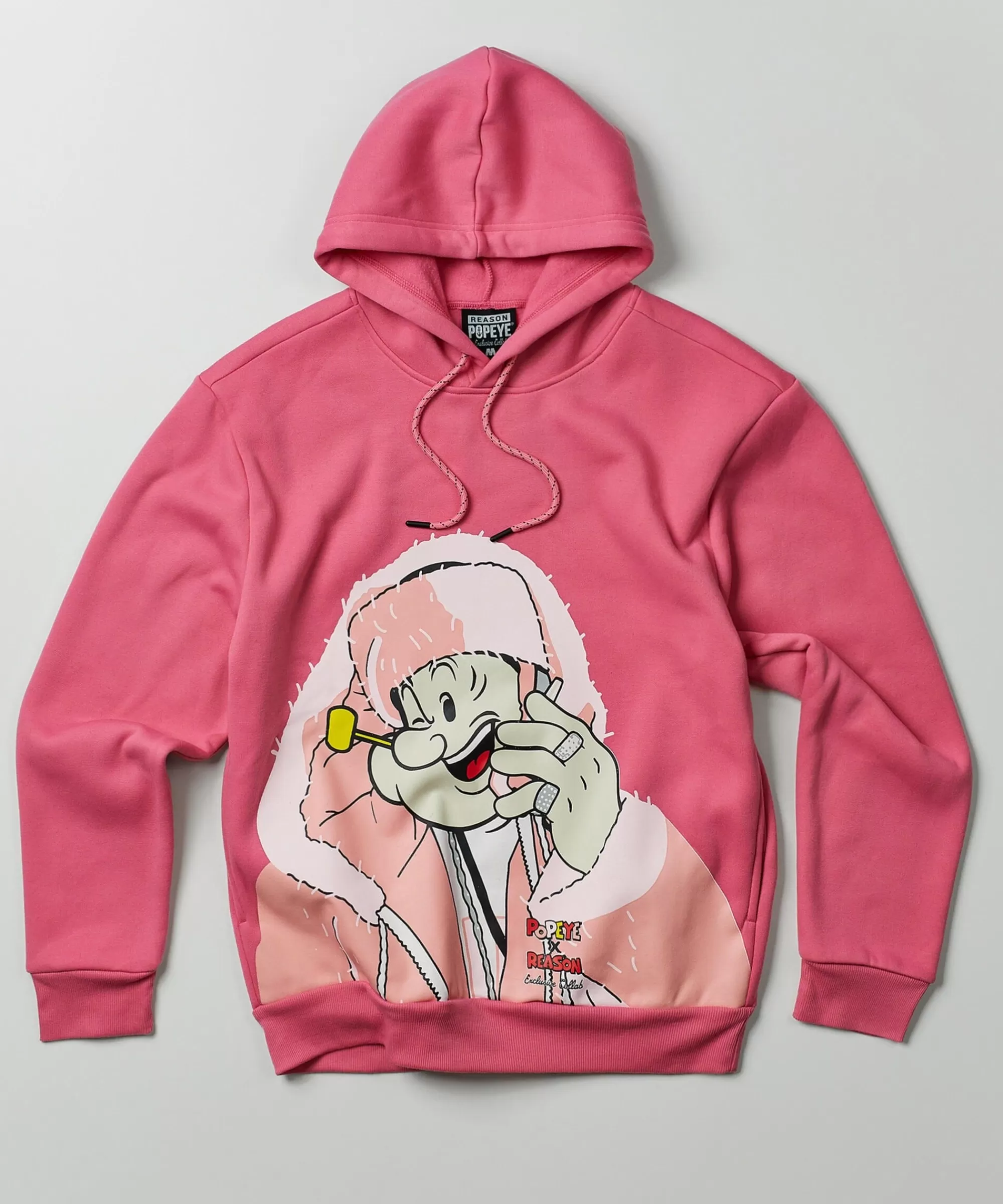 New Popeye Uptown Hoodie - Pink Hoodies | Hoodies