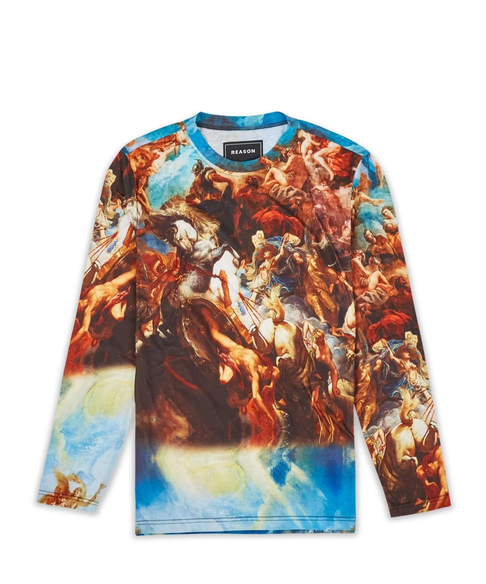 Clearance Renaissance Allover Print Long Sleeve Tee Long Sleeve Tees | Graphic Tees