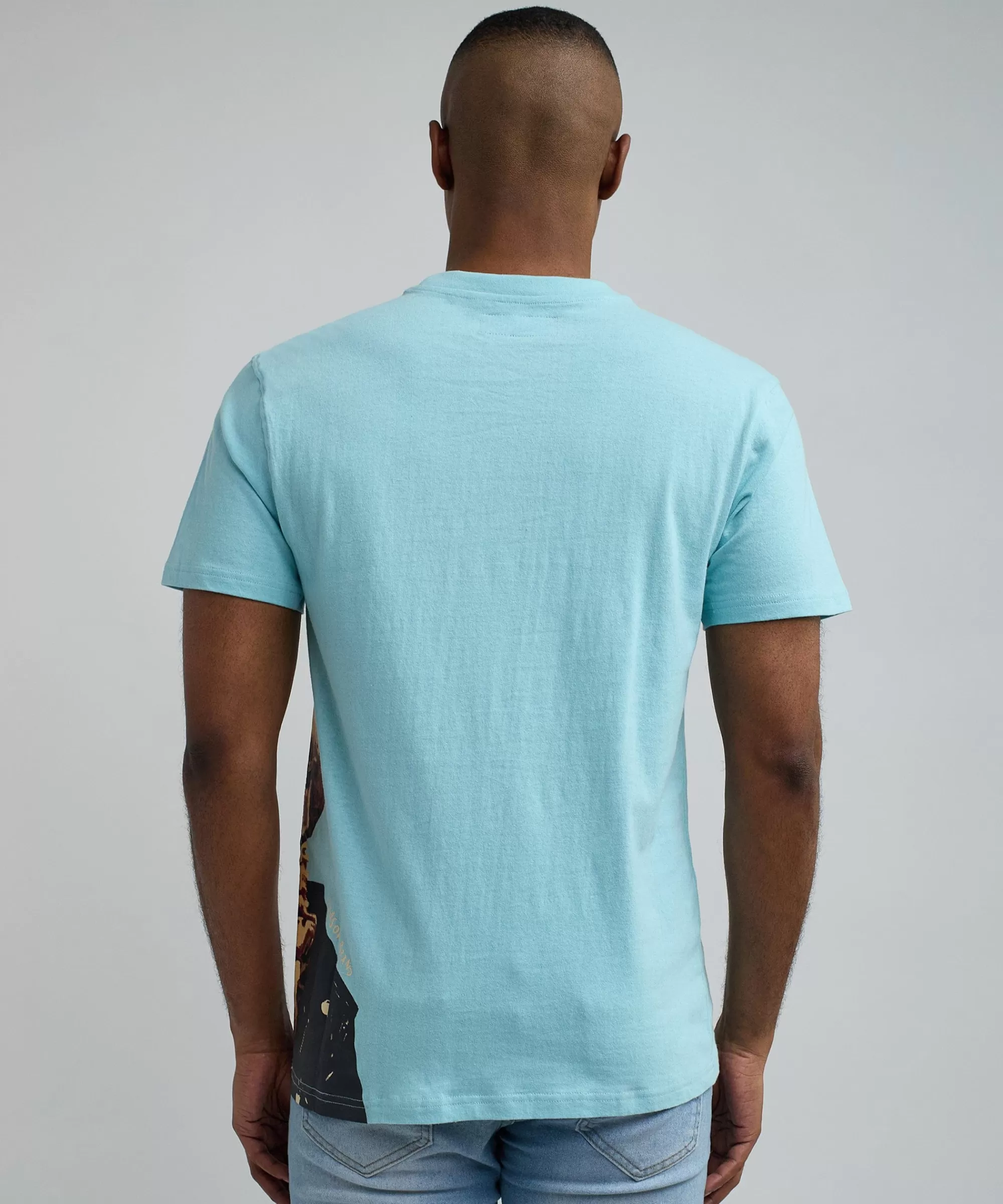 Sale Respect Oversized Short Sleeve Tee - Light Blue Oversized Tees | Graphic Tees