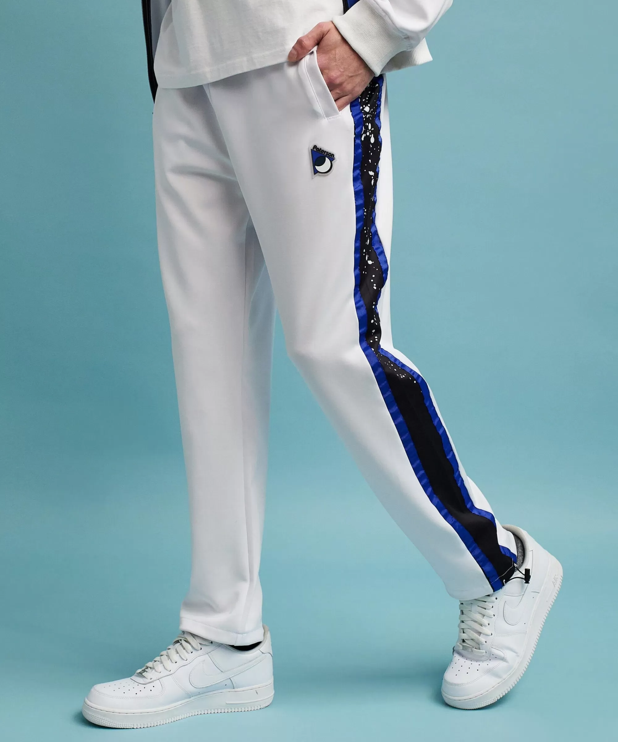 Discount Roddick Track Pants - White/Royal Shop All Bottoms