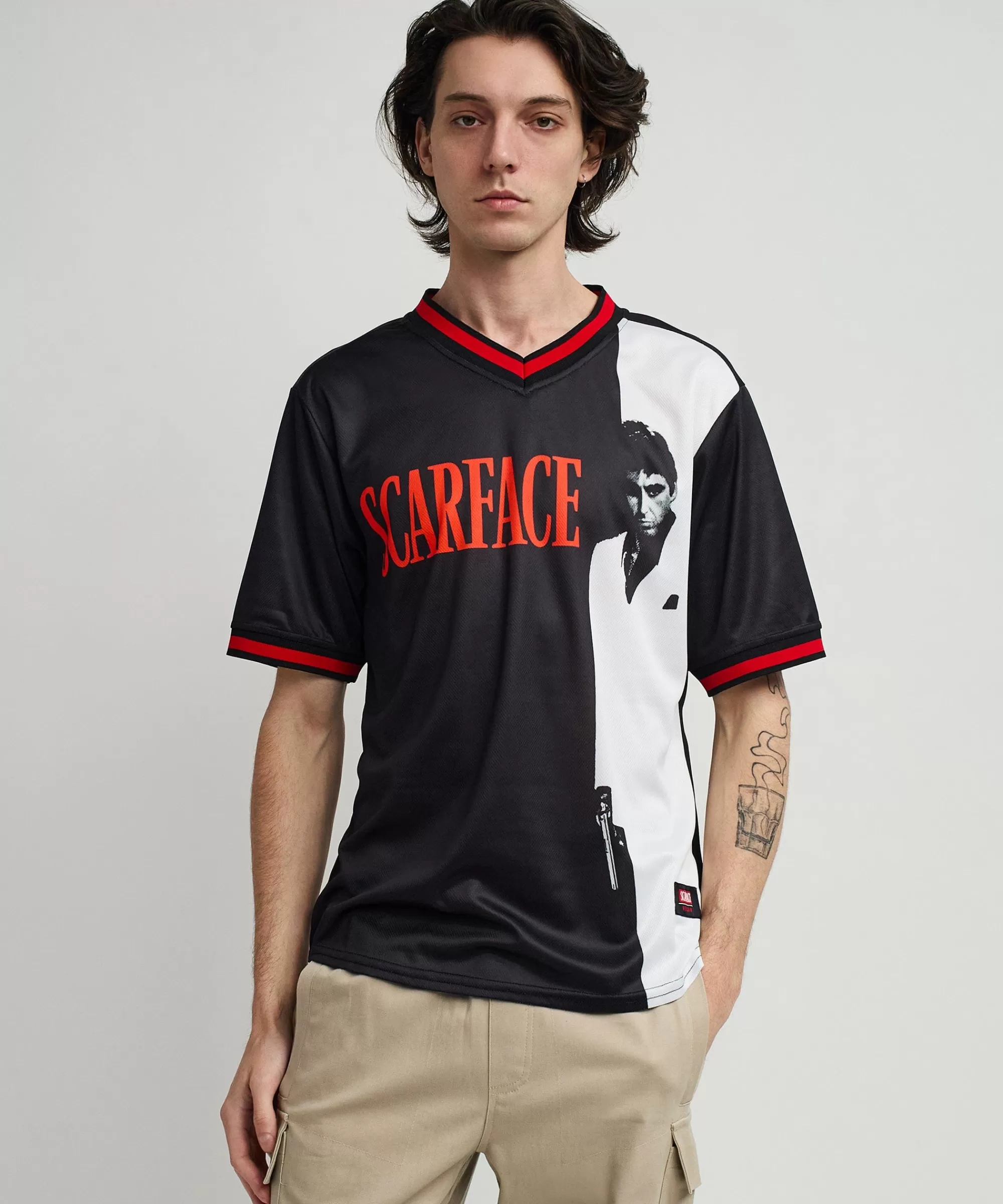 Fashion Scarface™ Baseball Jersey - Black Jerseys