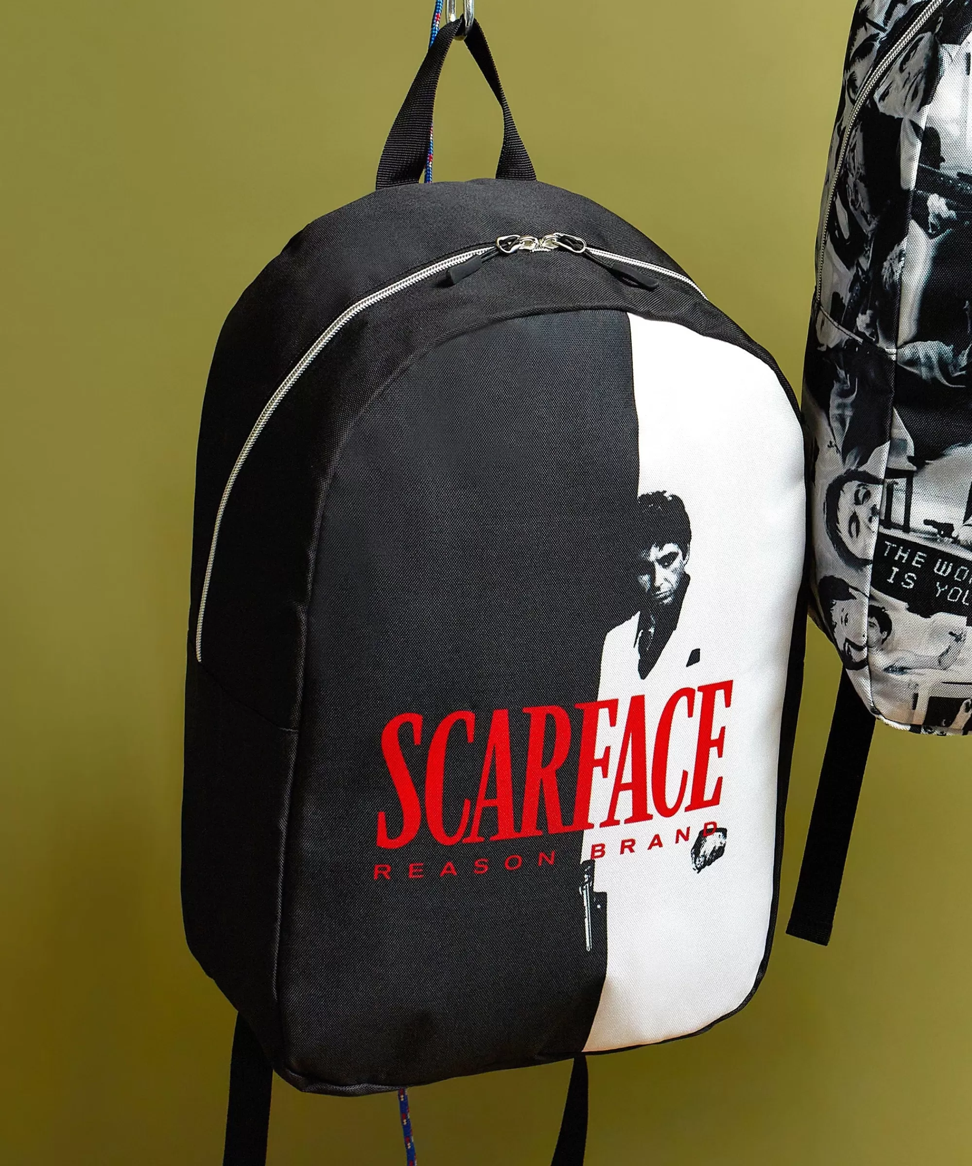 Cheap Scarface™ Black And White Backpack Bags