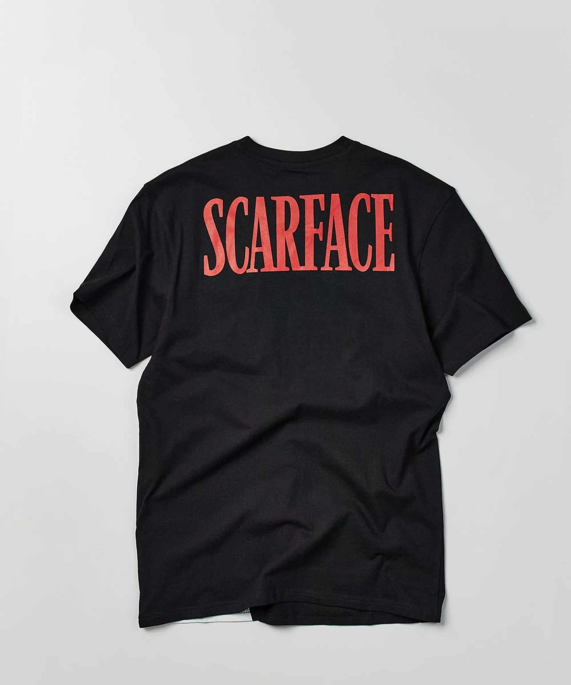 Sale Scarface Cover Art Split Short Sleeve Tee Graphic Tees