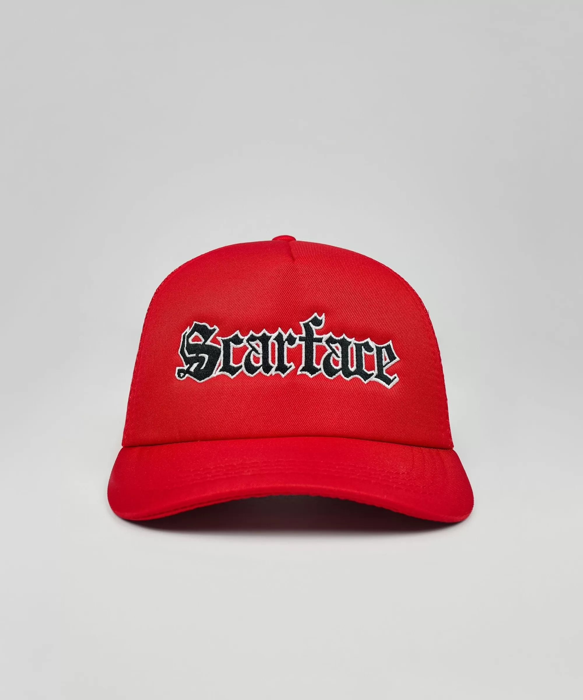 Hot Scarface Embroidered Trucker Hat - Red Hats