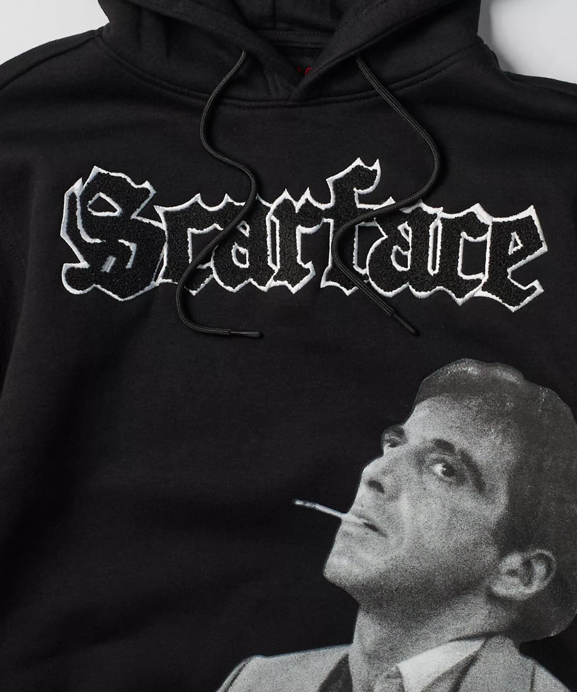 Cheap Scarface Old English Chenille Hoodie - Black Hoodies | Hoodies