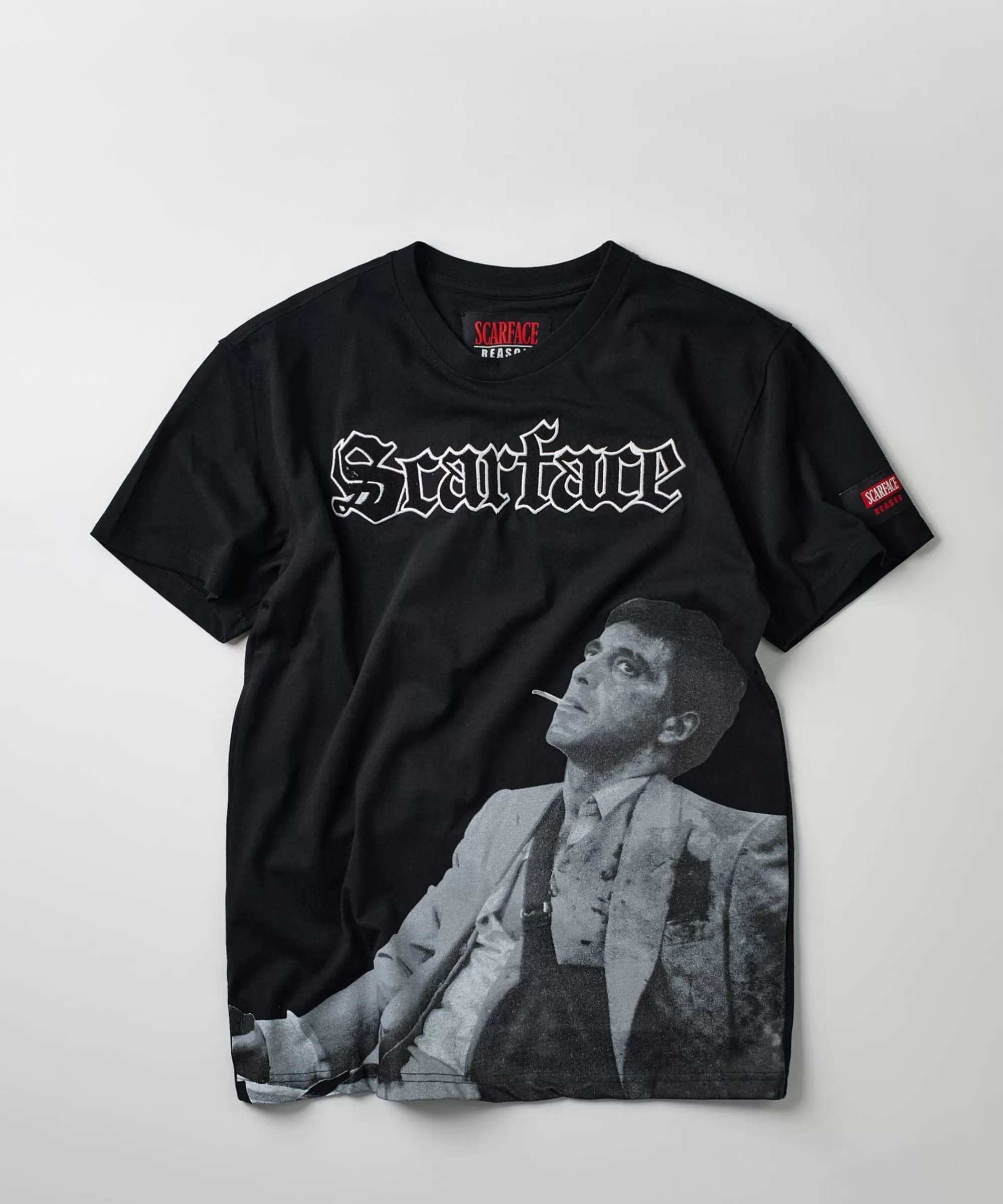 Shop Scarface Old English Short Sleeve Tee - Black Graphic Tees