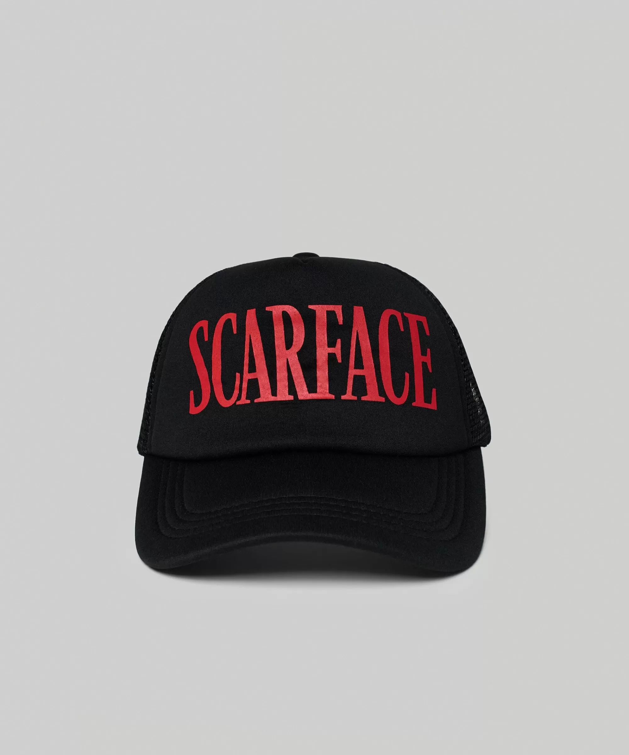 Shop Scarface Print Trucker Hat - Black Hats