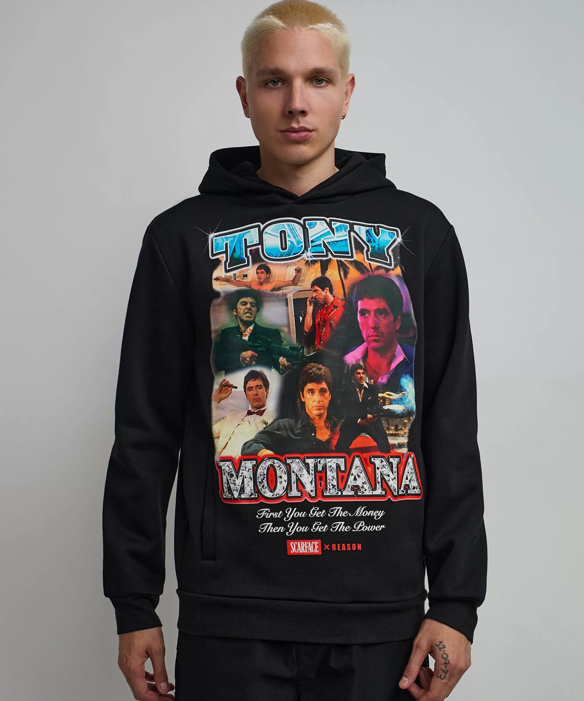 Cheap Scarface Tony Montana Hoodie - Black Hoodies | Hoodies