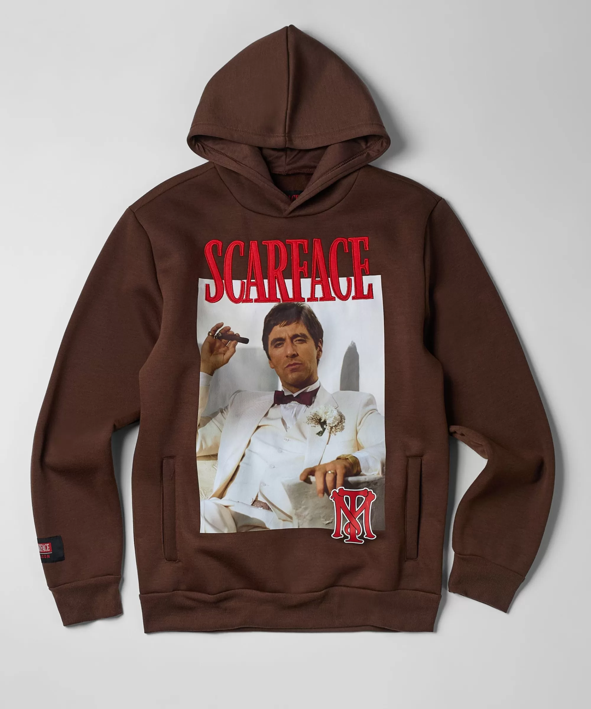 Discount Scarface White Suit Hoodie - Brown Hoodies | Hoodies