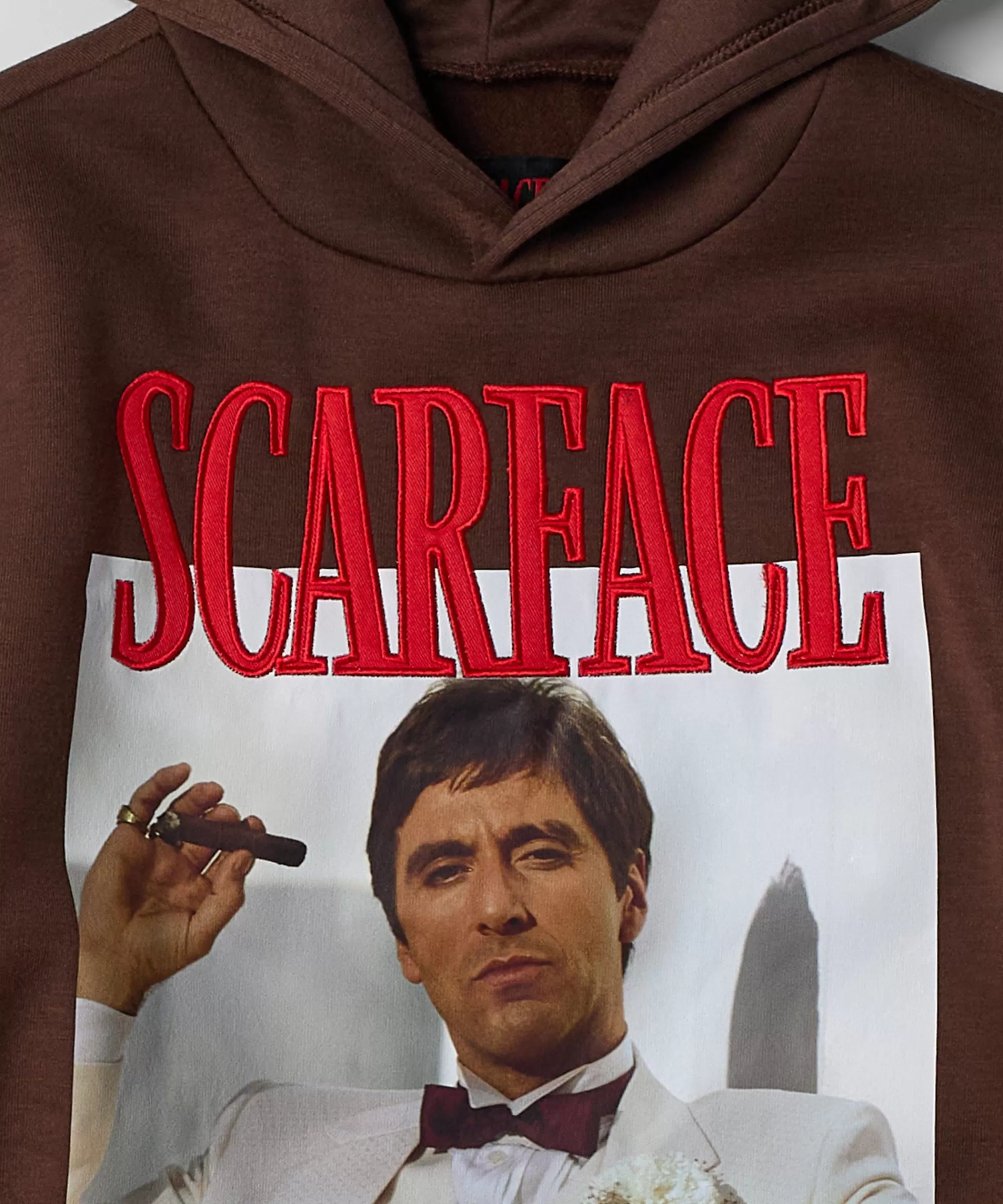 Discount Scarface White Suit Hoodie - Brown Hoodies | Hoodies