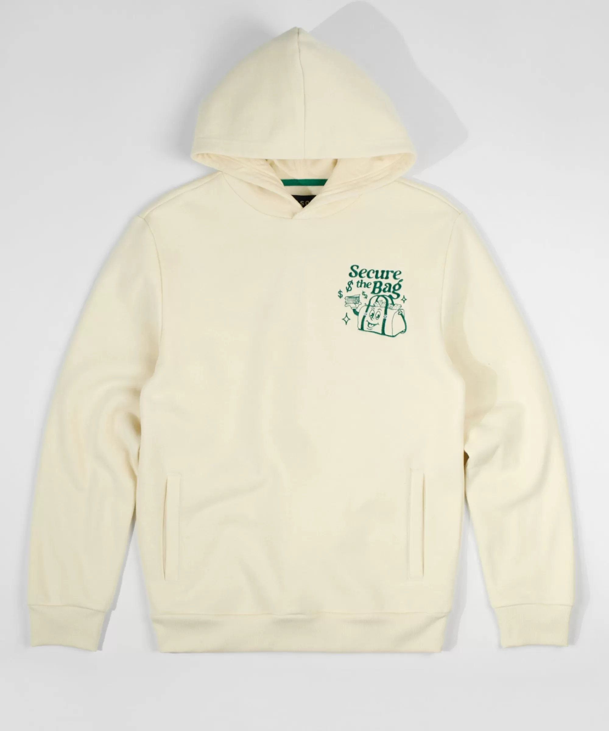 Cheap Secure The Bag Hoodie - Bone Hoodies | Hoodies