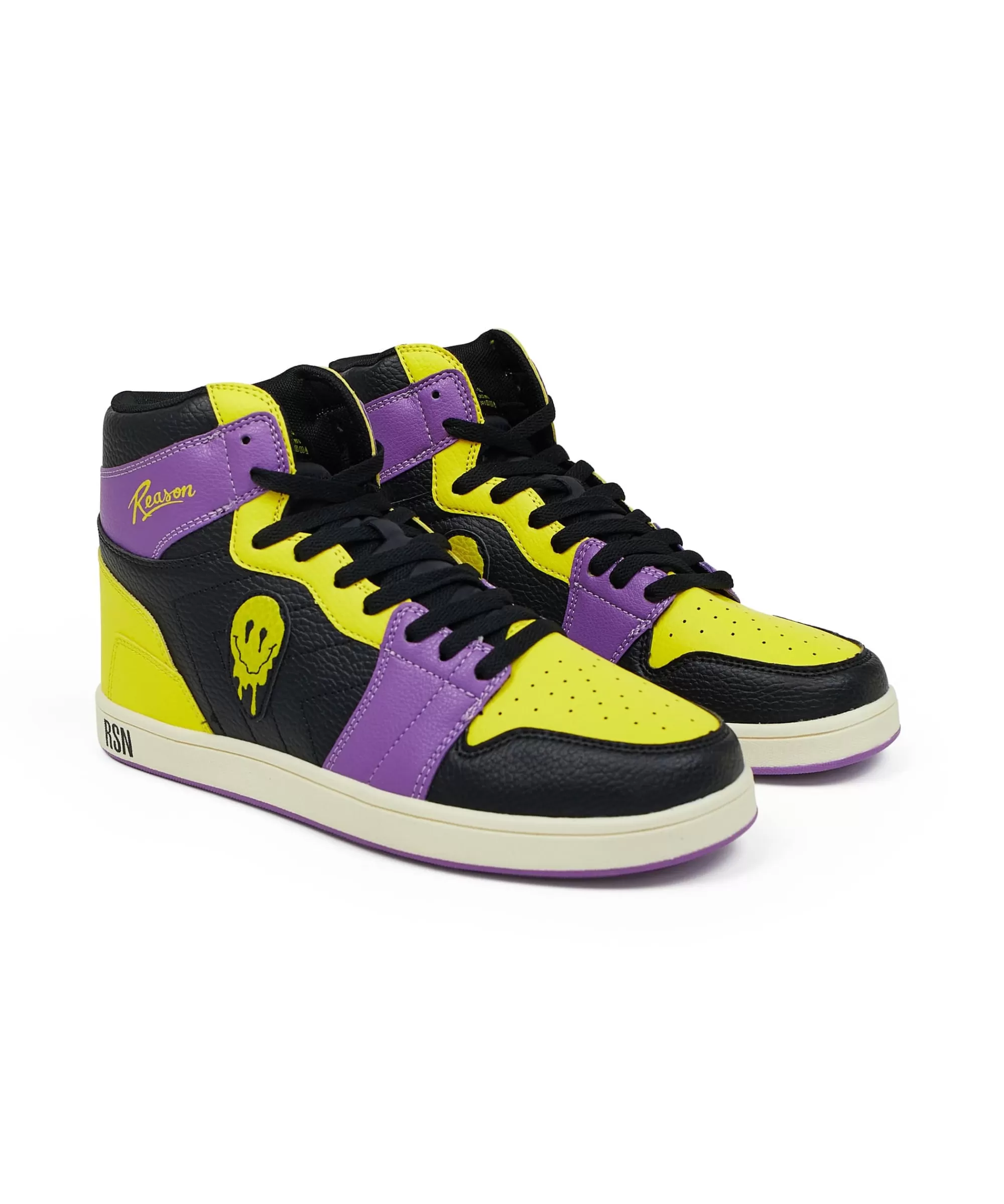 Hot Smiley Sneaker - Yellow/Purple Sneakers