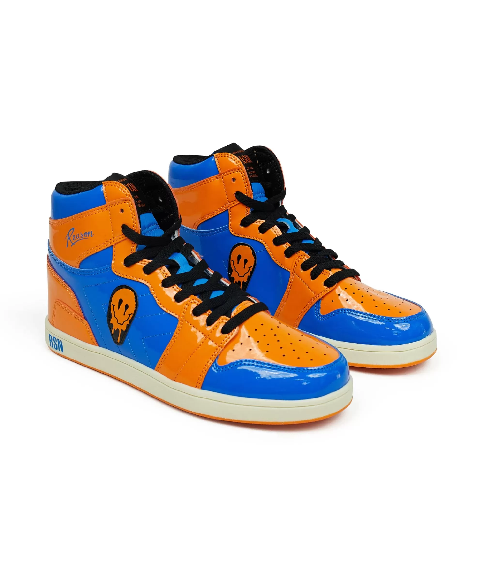 Shop Smiley Sneakers - Blue/Orange Sneakers