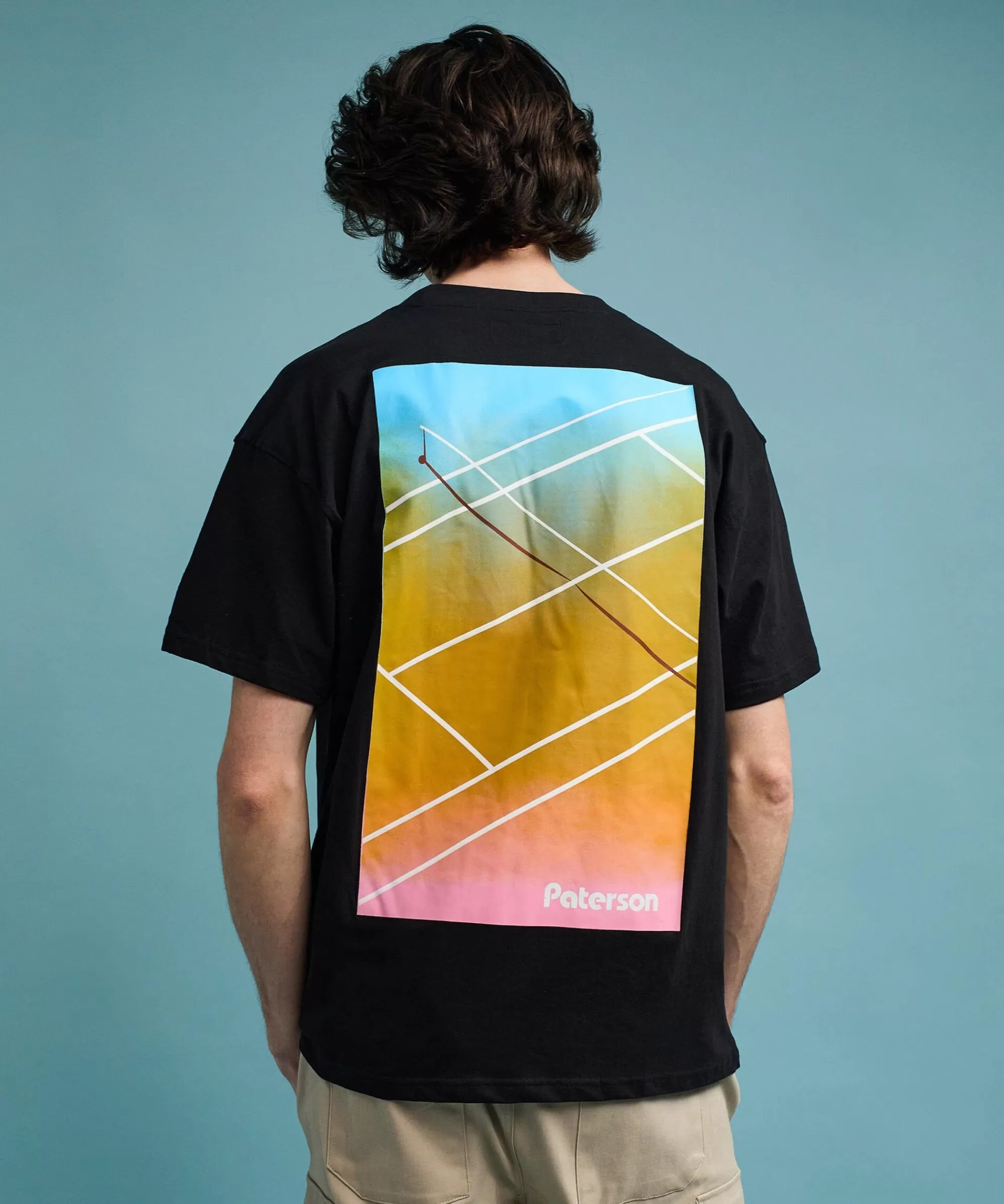 Online South Beach Court Short Sleeve Tee - Black Graphic Tees