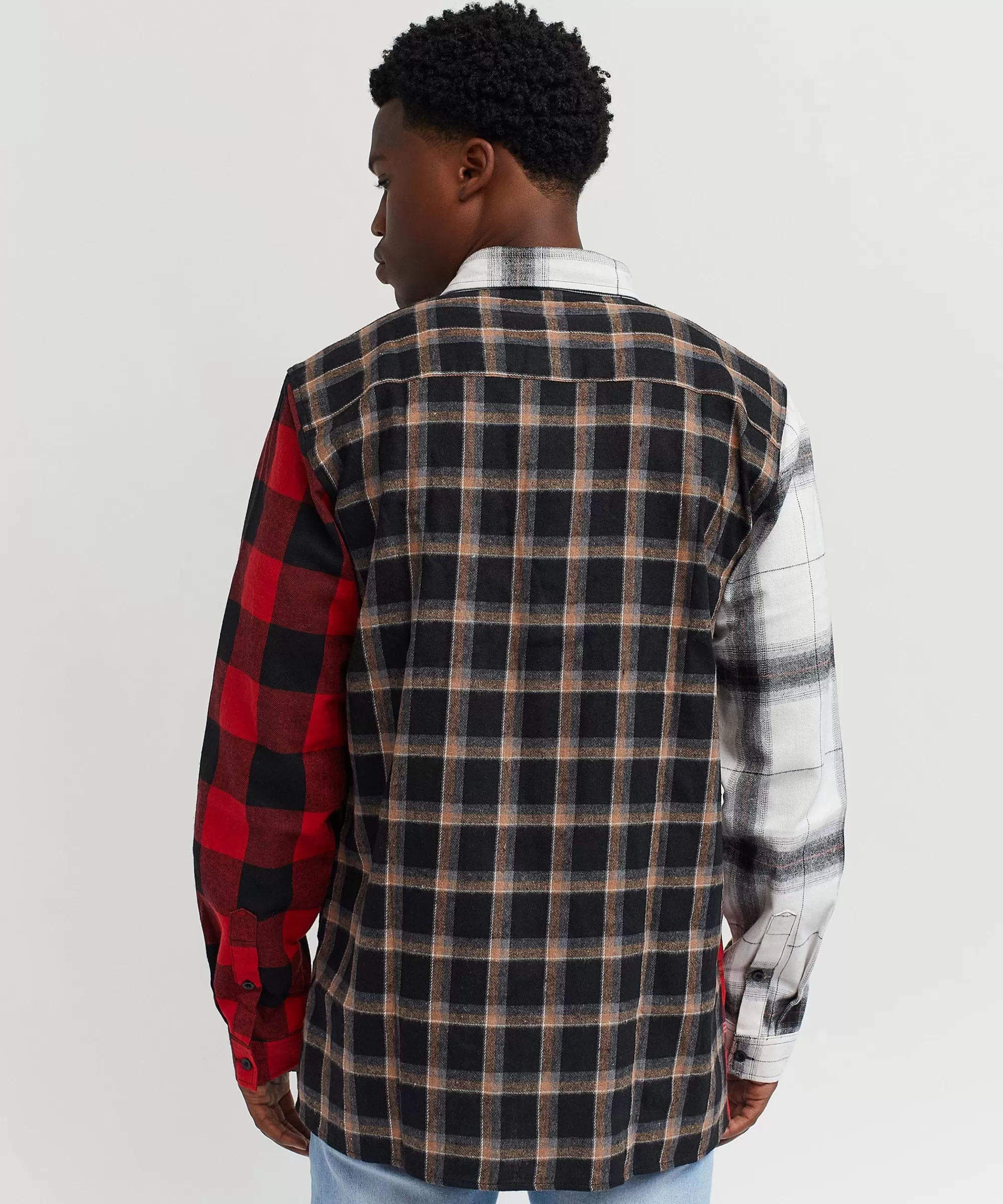 Online Split Flannel Checkered Shirt - Multi Flannels | Button Downs