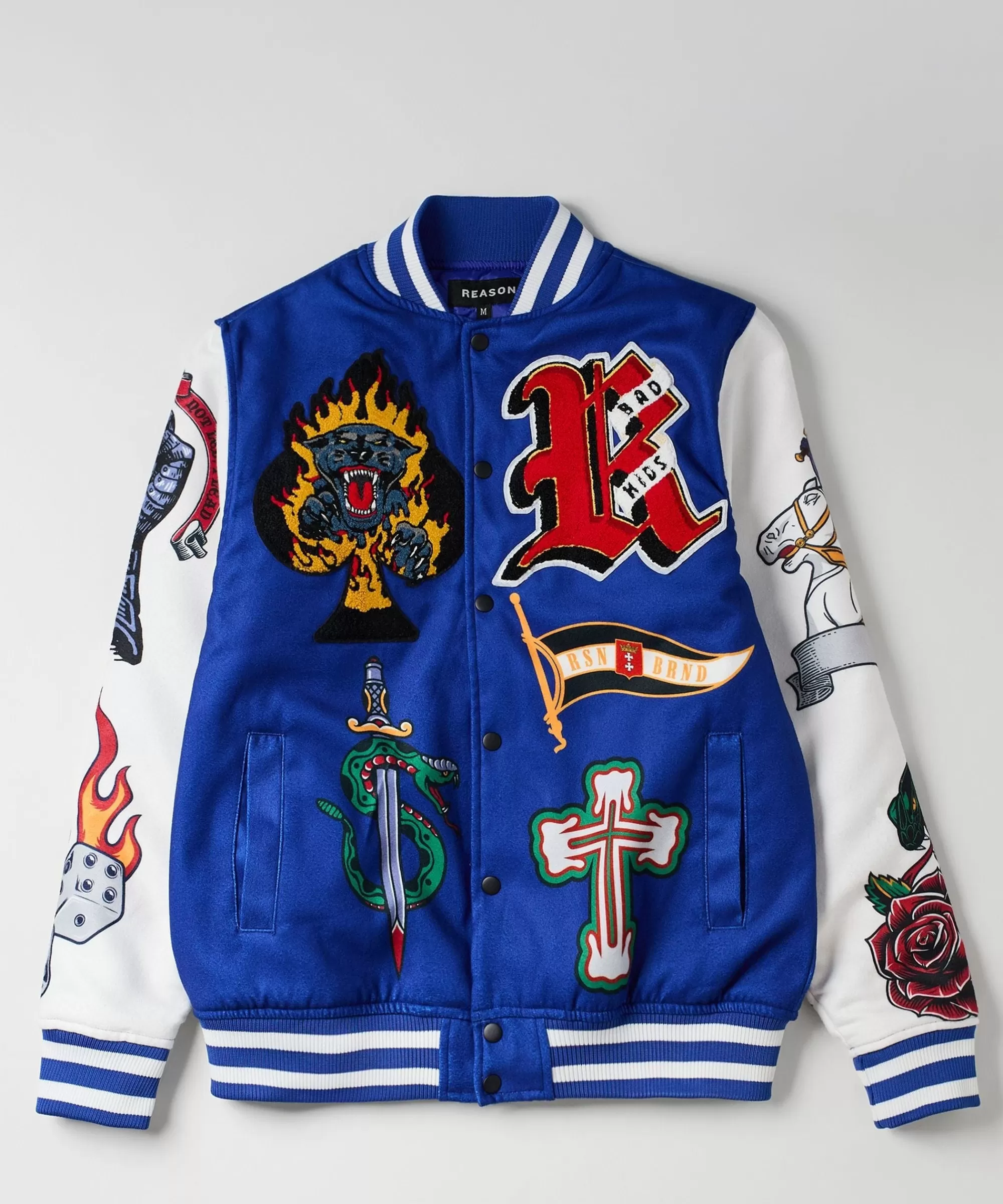 Sale Success Varsity Jacket - Blue Varsity Jackets