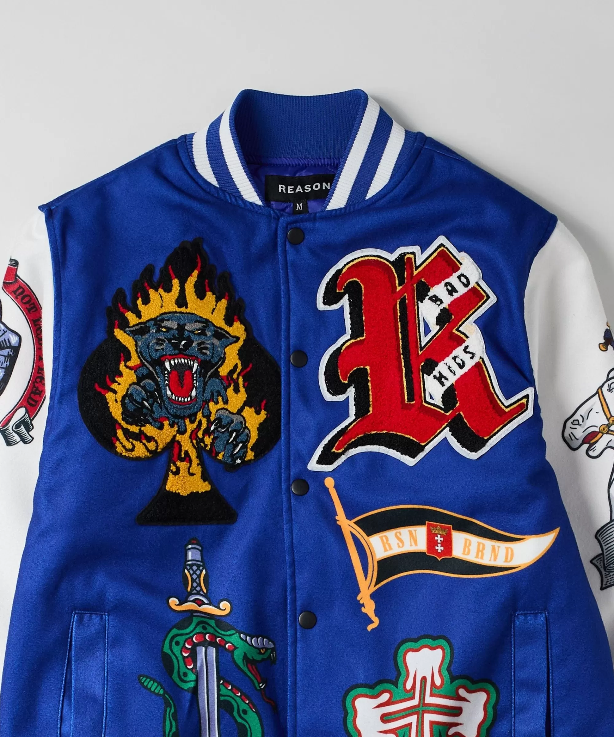 Sale Success Varsity Jacket - Blue Varsity Jackets