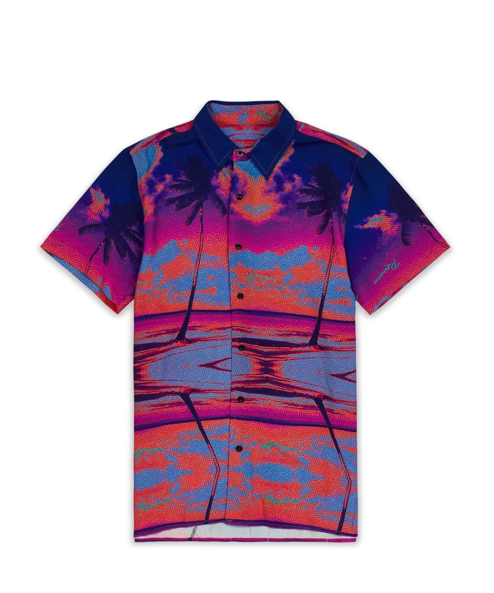 New Sunsets Short Sleeve Shirt Button Downs