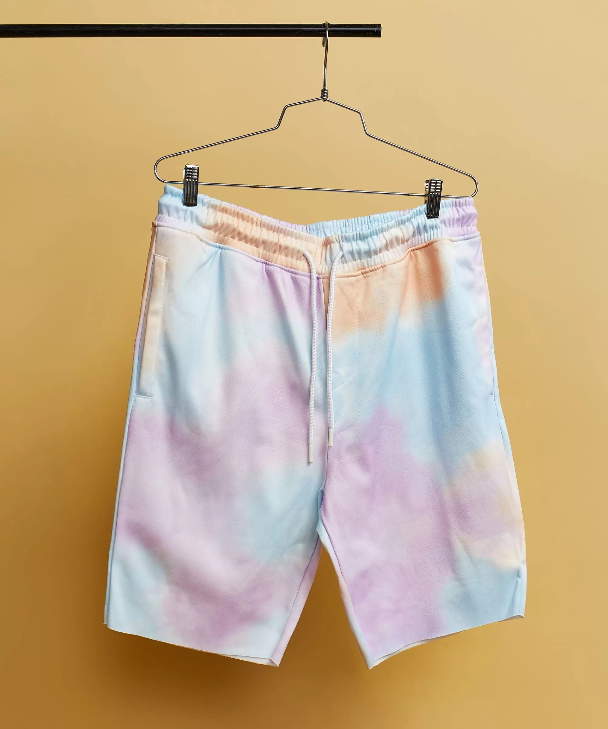 Cheap Tie Dye Knit Pastel Shorts Shop All Bottoms | Shorts