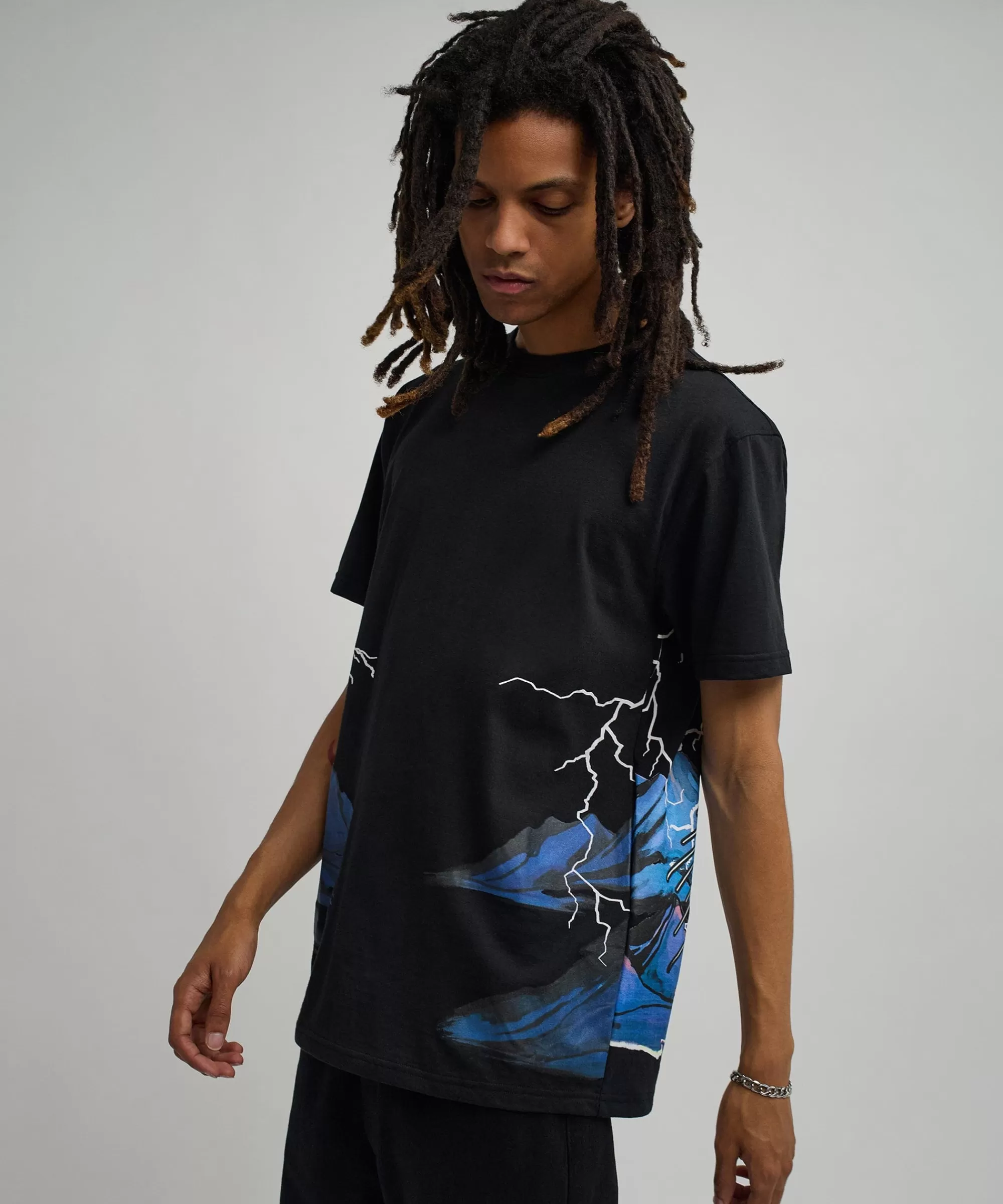 Cheap Trust No One Oversized Short Sleeve Tee - Black Oversized Tees | Graphic Tees