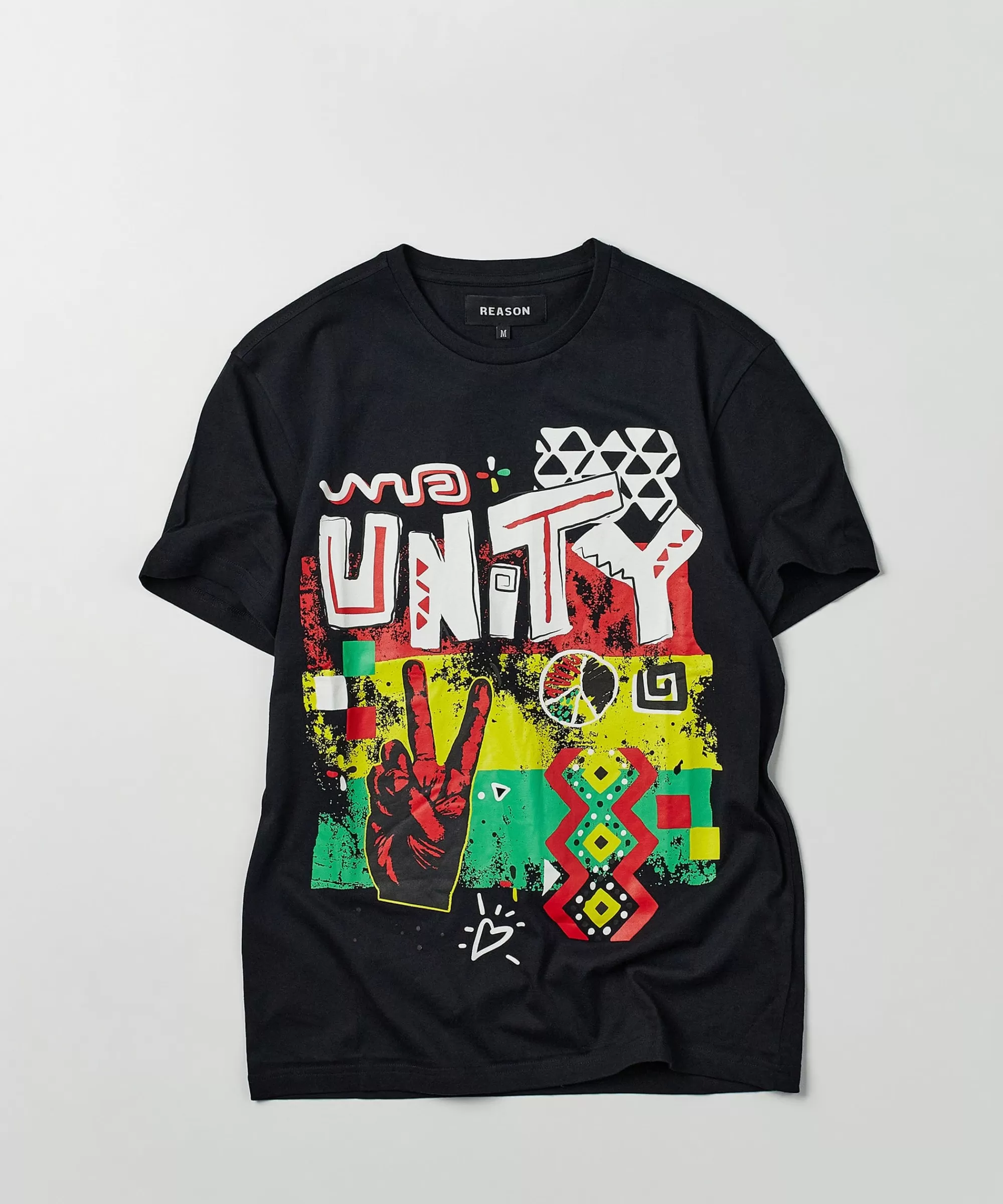 Cheap Unity Short Sleeve Tee - Black Graphic Tees