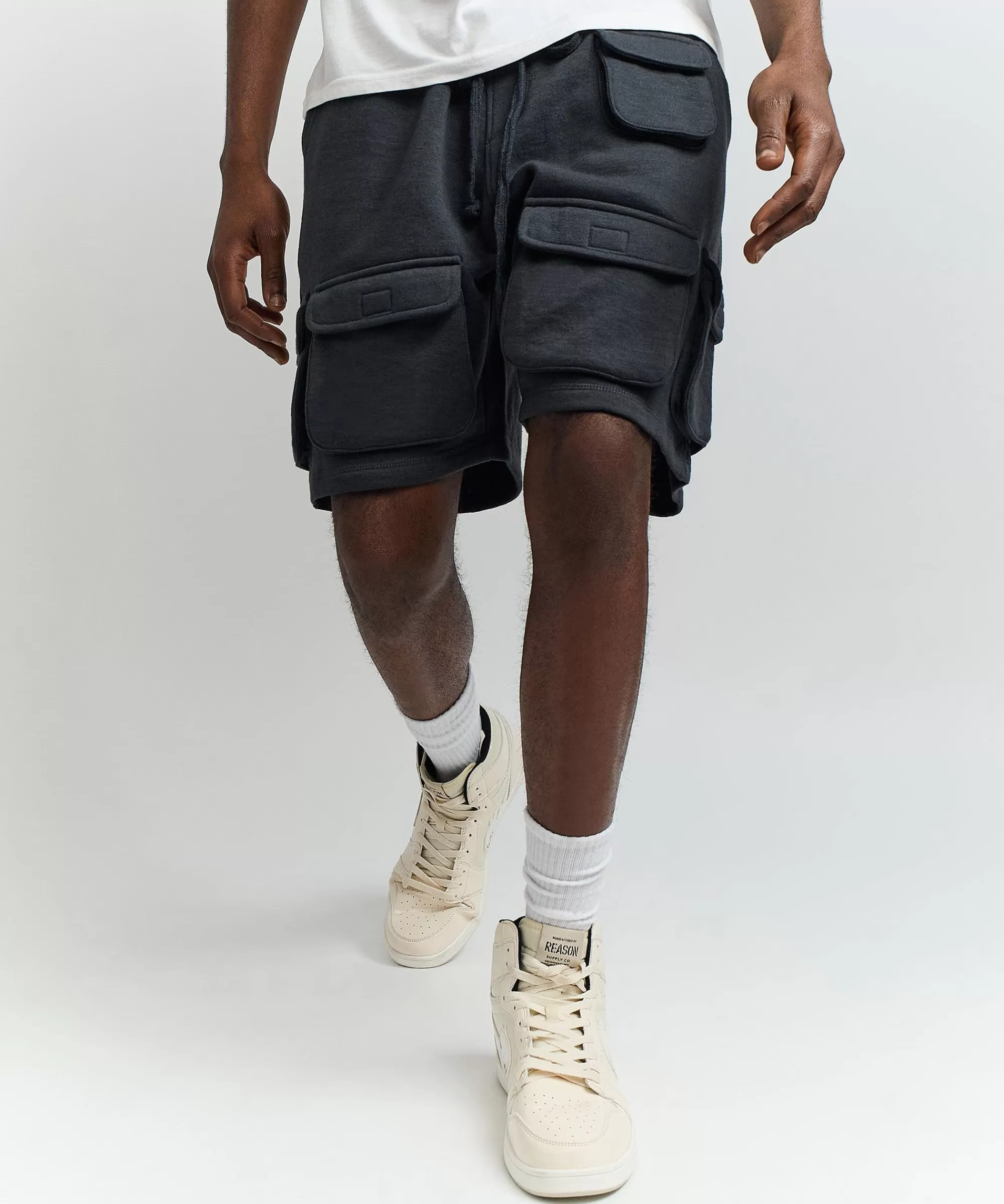 Best Sale Whitecloud Cargo Fleece Shorts - Black Shop All Bottoms | Shorts