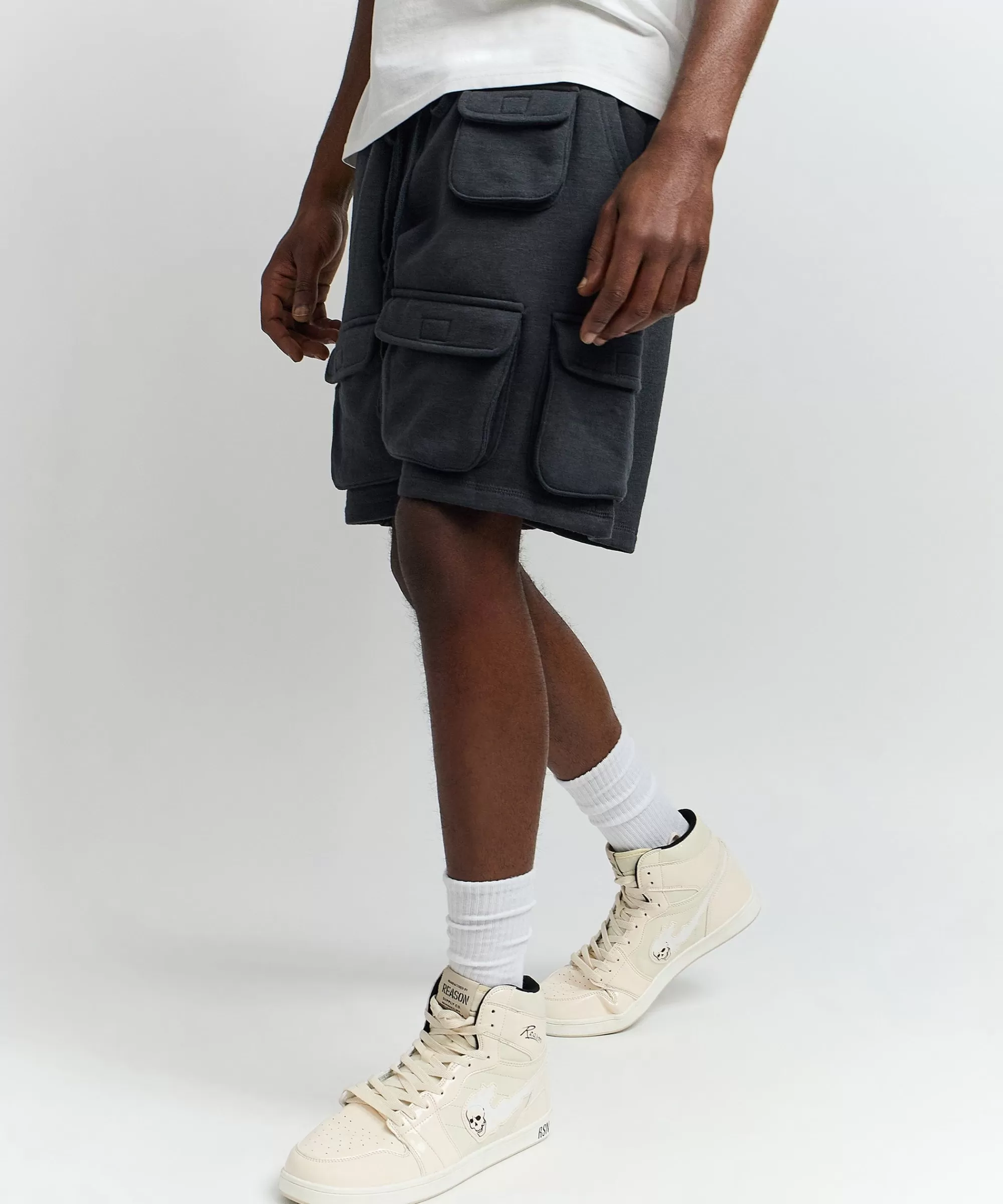 Best Sale Whitecloud Cargo Fleece Shorts - Black Shop All Bottoms | Shorts