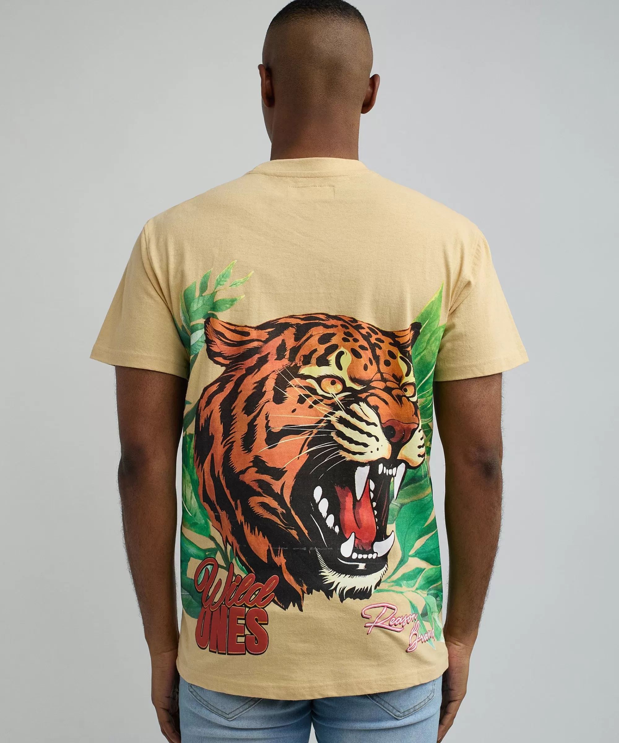 New Wild Ones Short Sleeve Tee - Khaki Graphic Tees