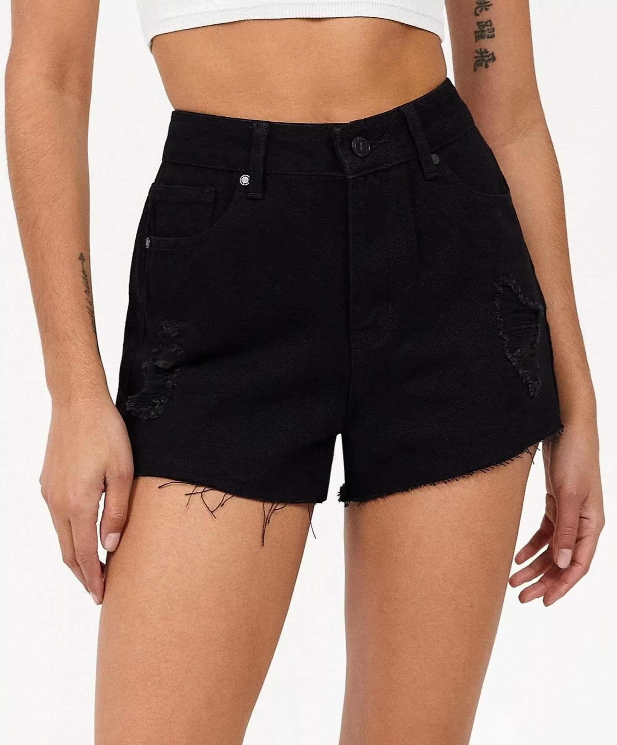 Cheap Womens Aria Denim Shorts Denim