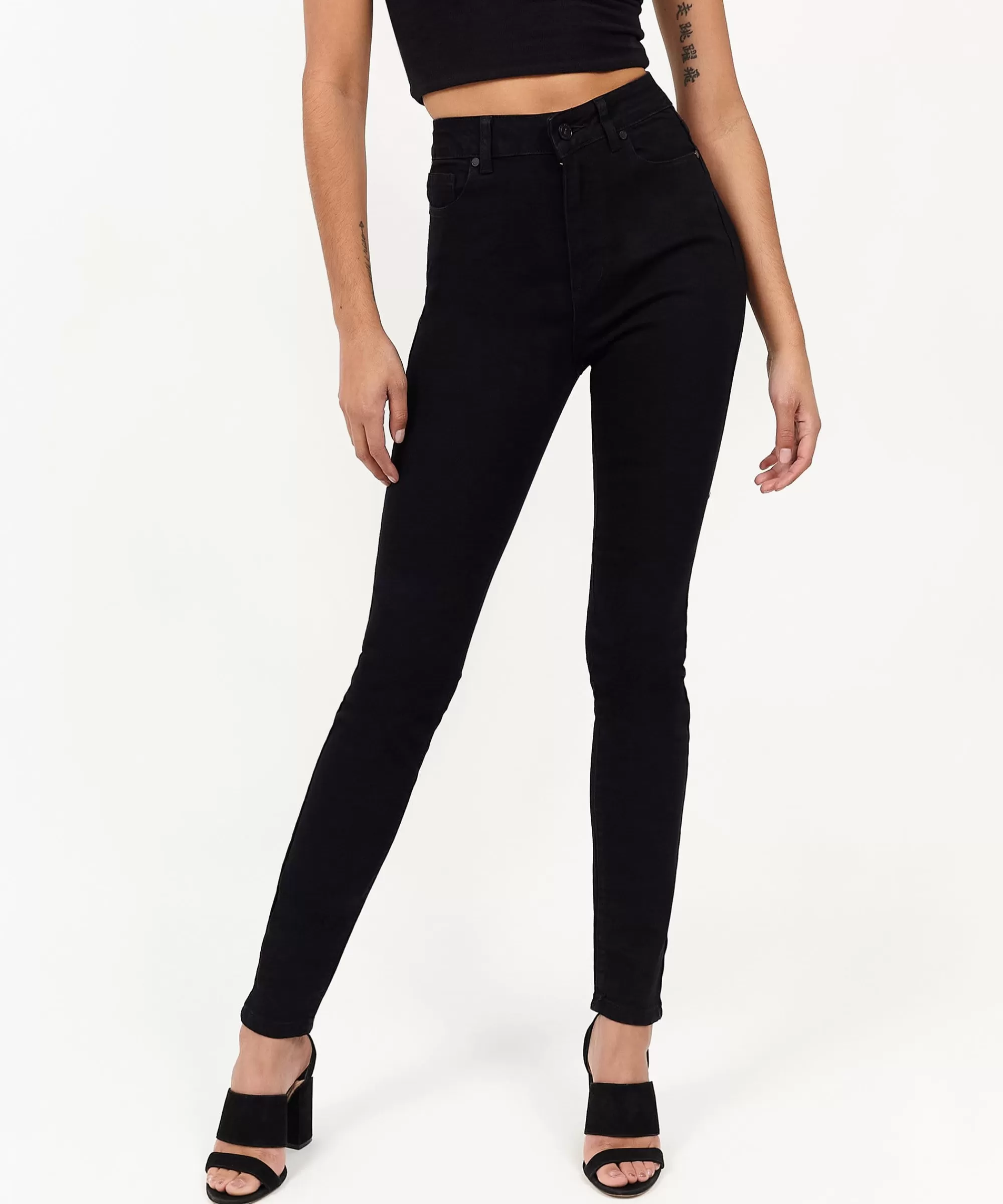 Best Womens Evelyn High Waist Slim Jeans Denim | Shop All Bottoms