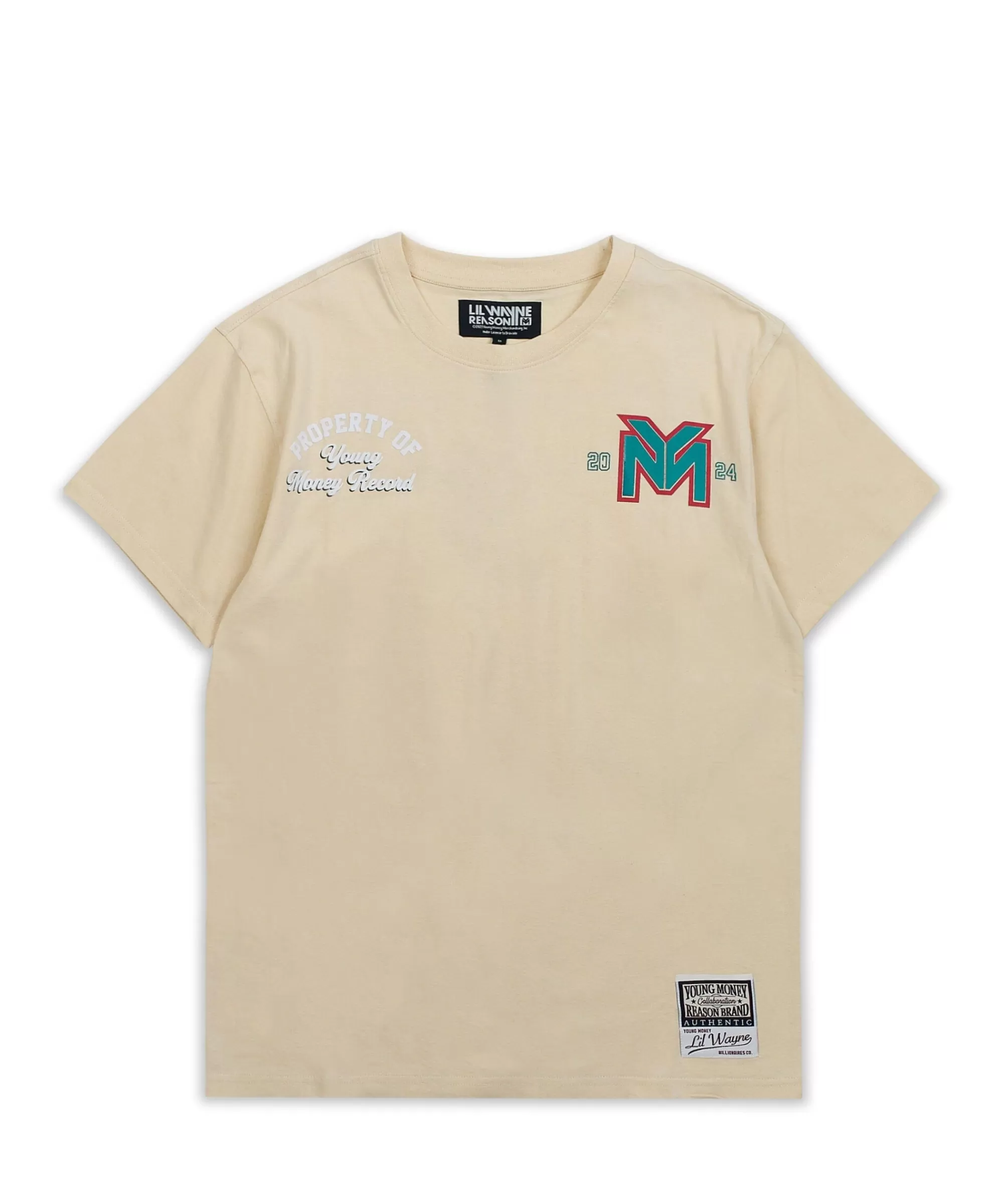 Best Young Money Records Short Sleeve Tee - Khaki Graphic Tees